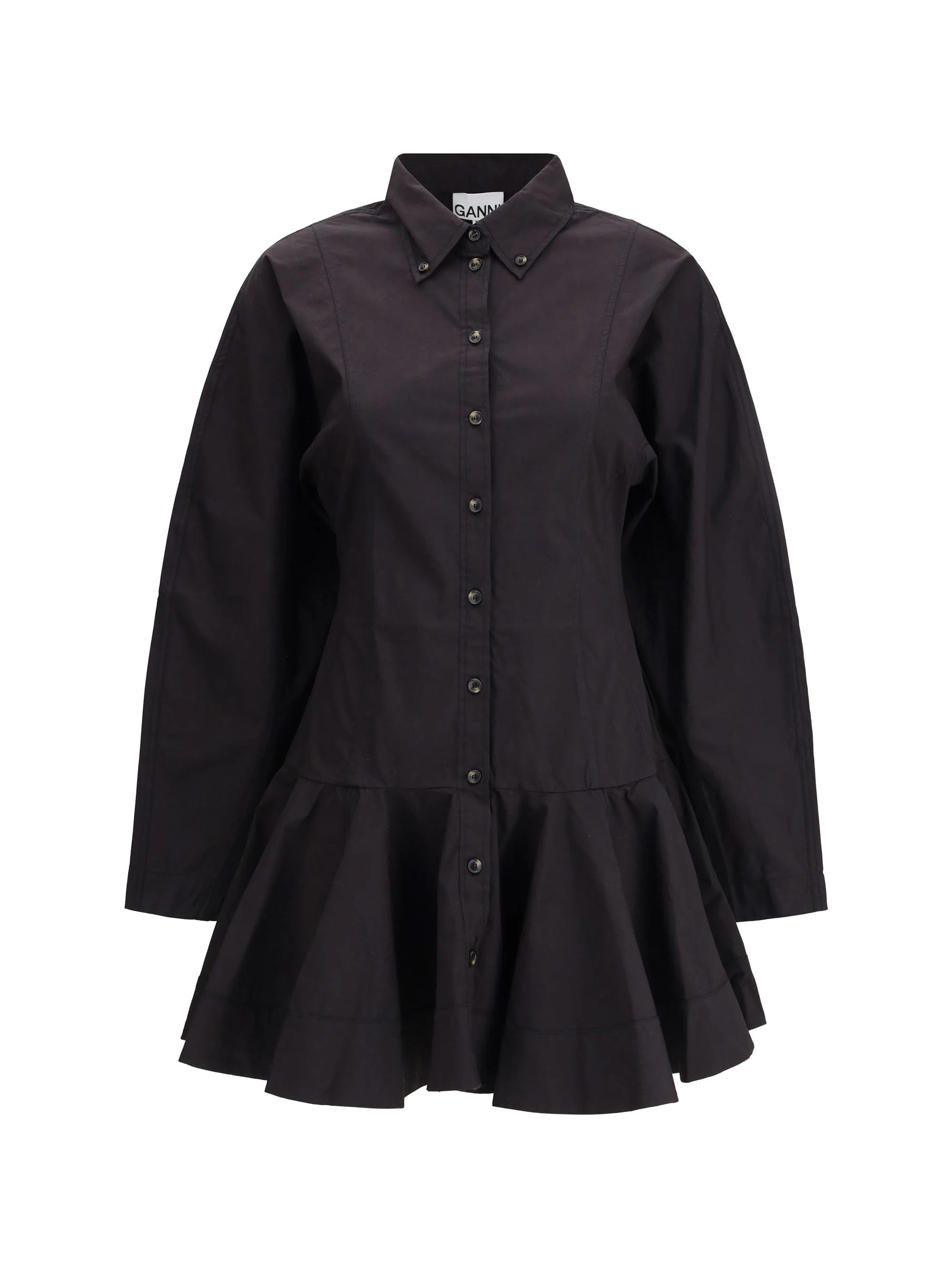 Ganni Women Short Chemisier Dress - 1