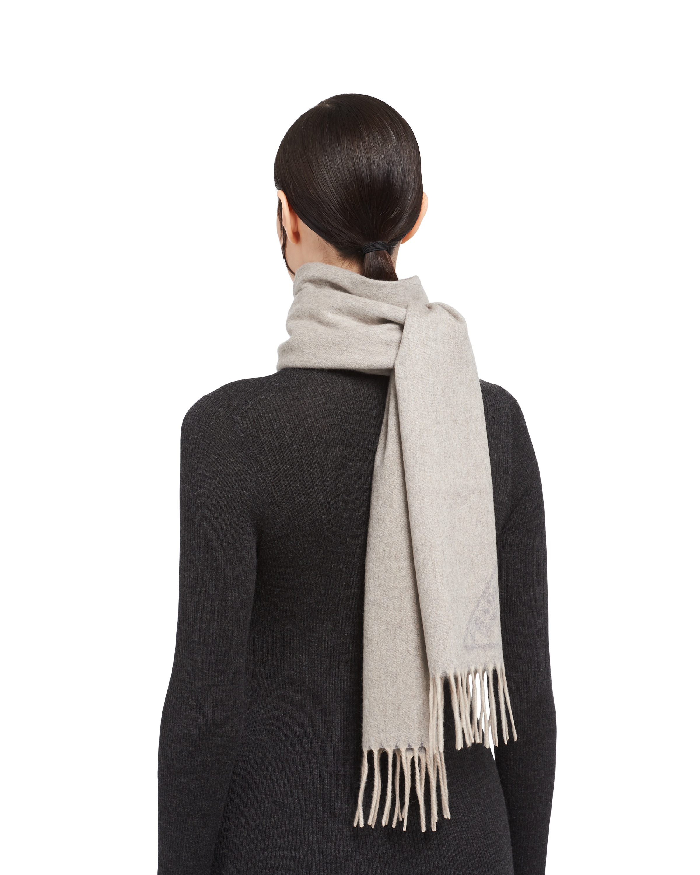 Double cashmere scarf - 3