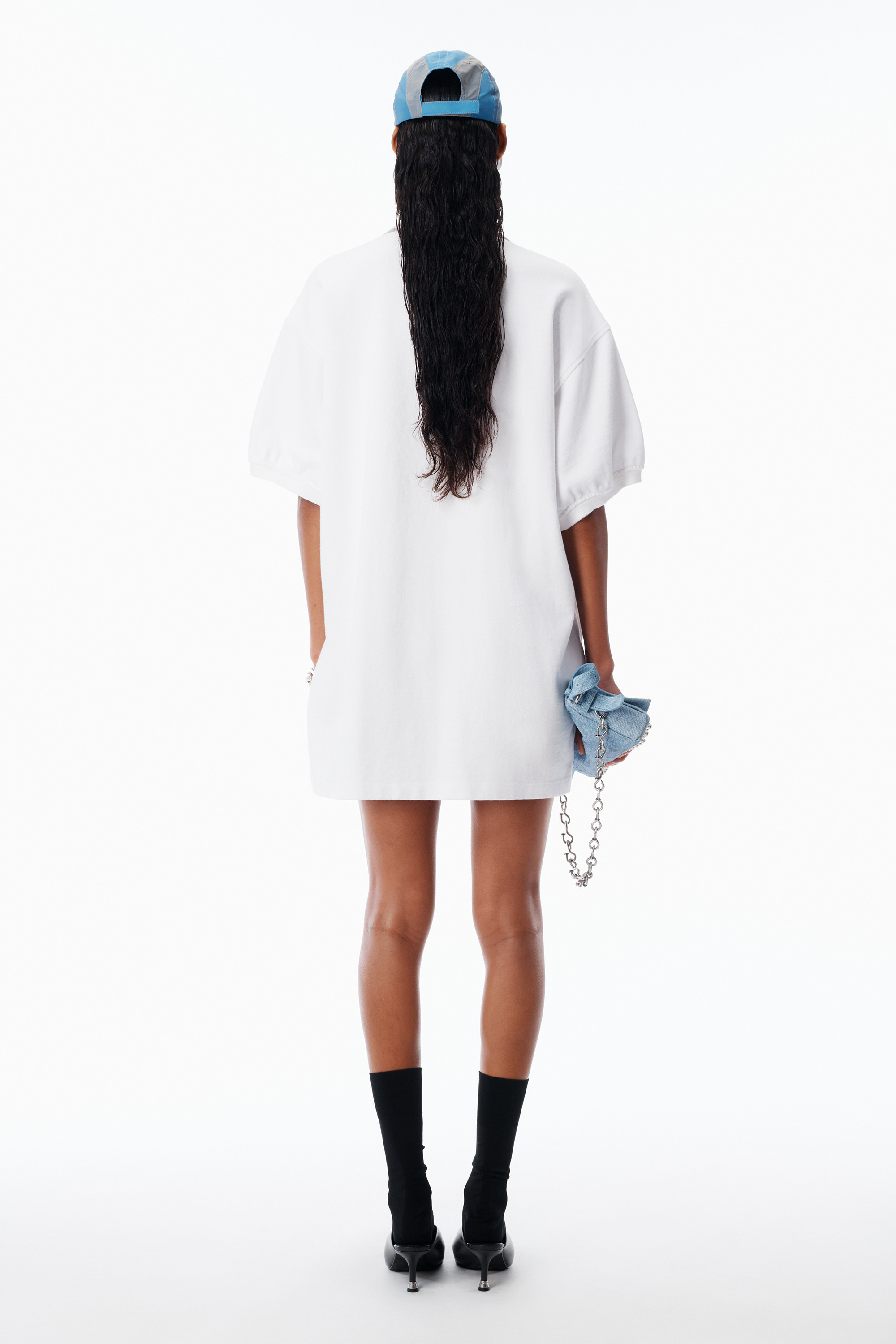 Relaxed Polo Cotton Minidress - 4