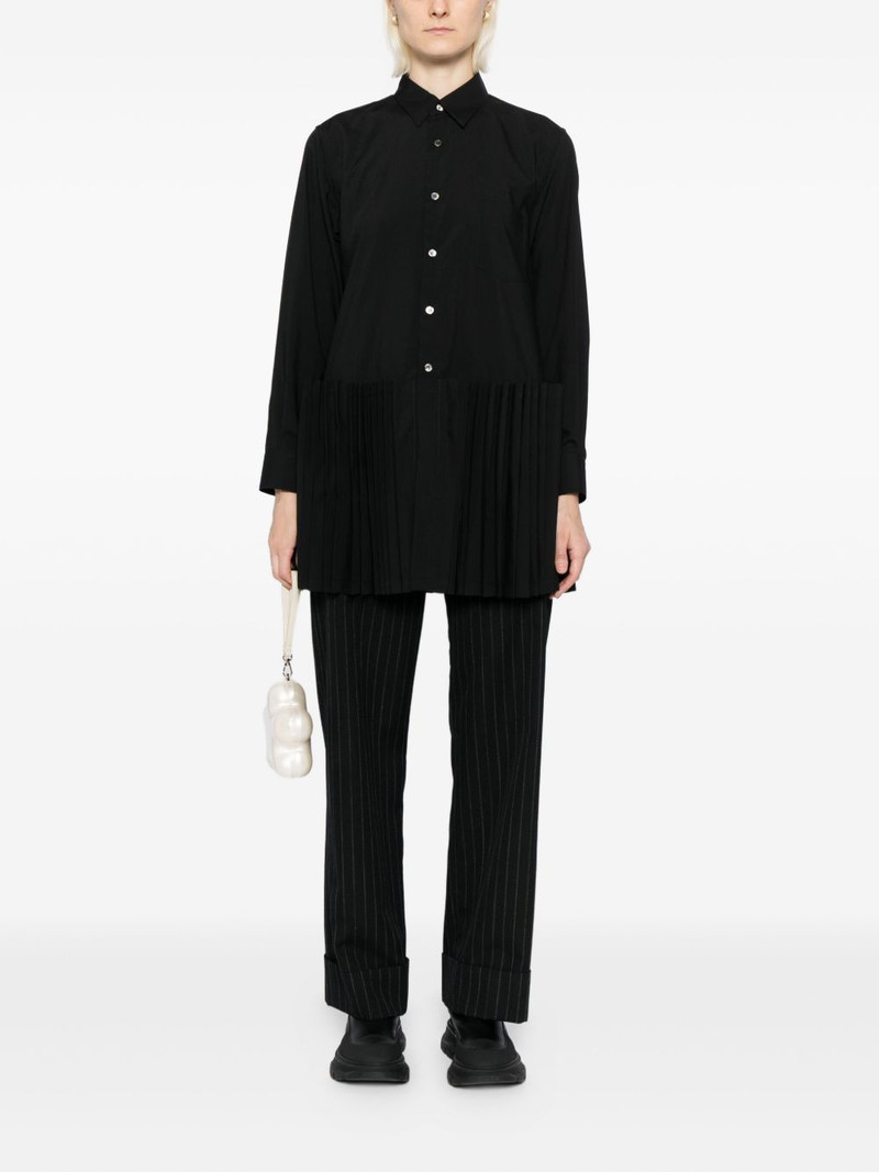 Comme Des Garçons pleated shirt dress outlook