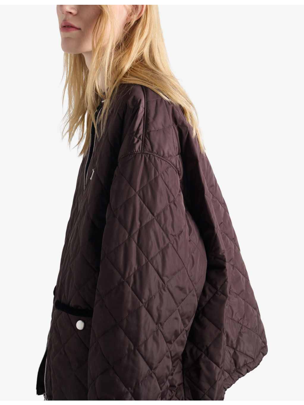 Quilted lightweight Re-Nylon jacket - 3