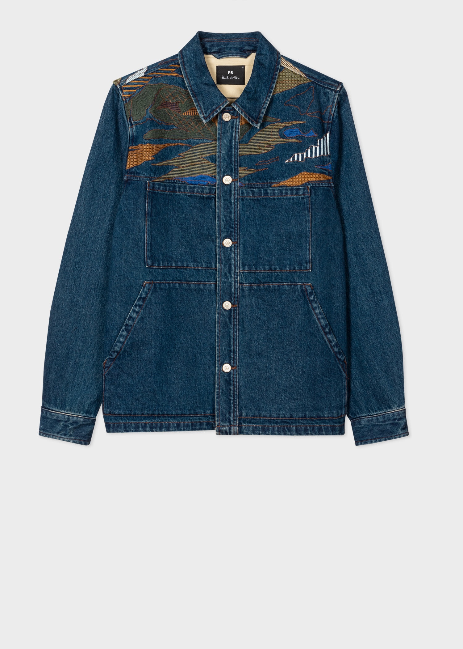 Paul Smith 'Plains' Embroidery Work Jacket | REVERSIBLE
