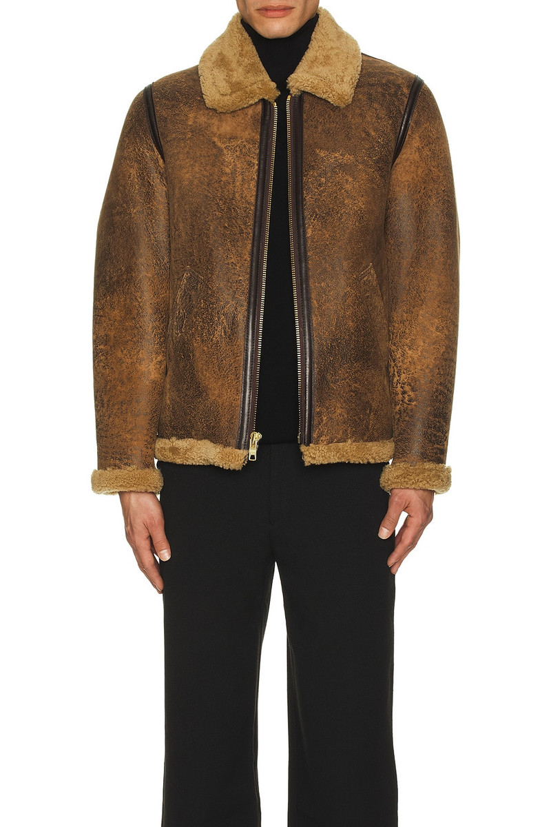 Schott Sheepskin Jacket outlook