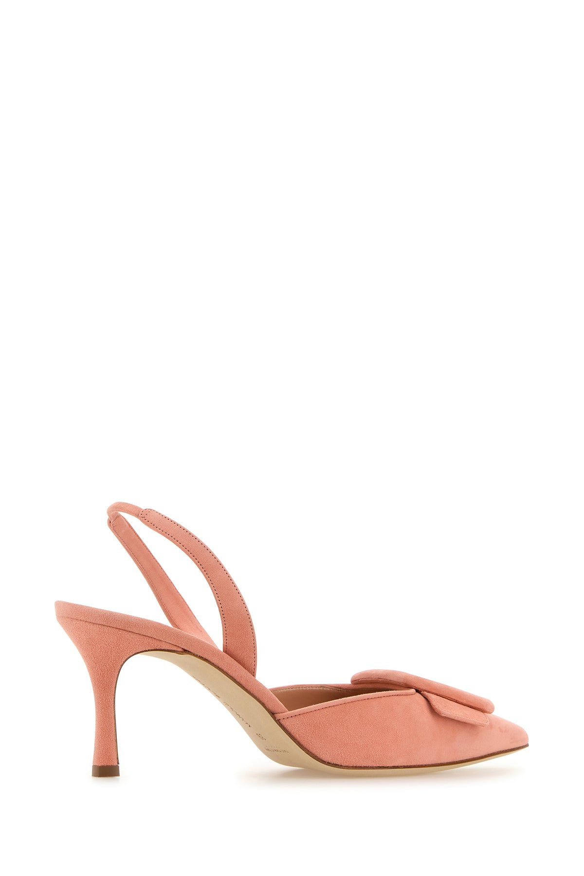Dark pink suede Maysli pumps - 3