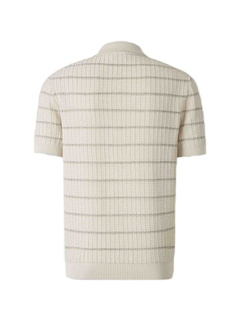 Brioni striped knit T-shirt outlook