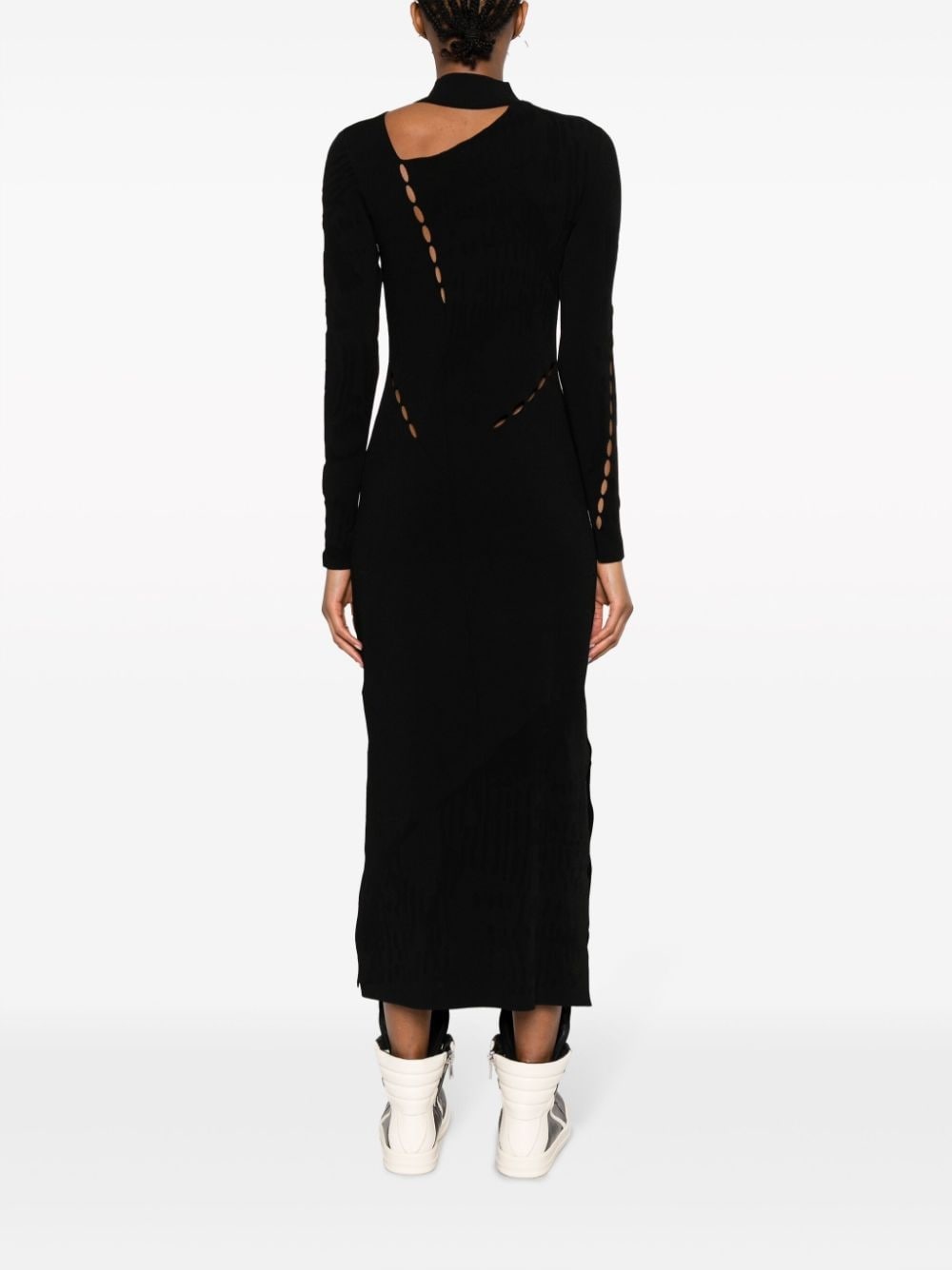Ingesan devorÃ© knitted dress - 4