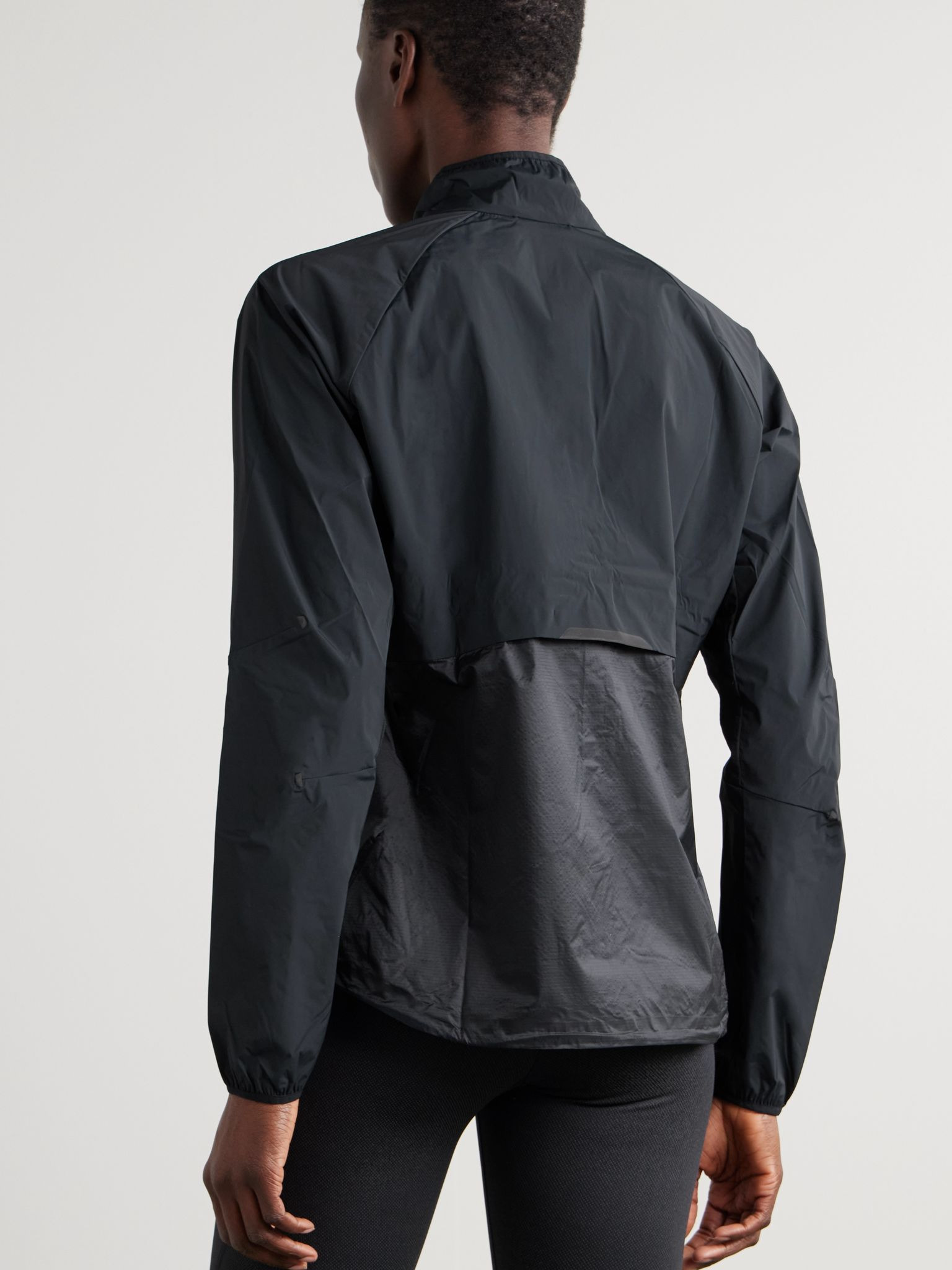 Weather layered recycled-shell jacket Black - 3
