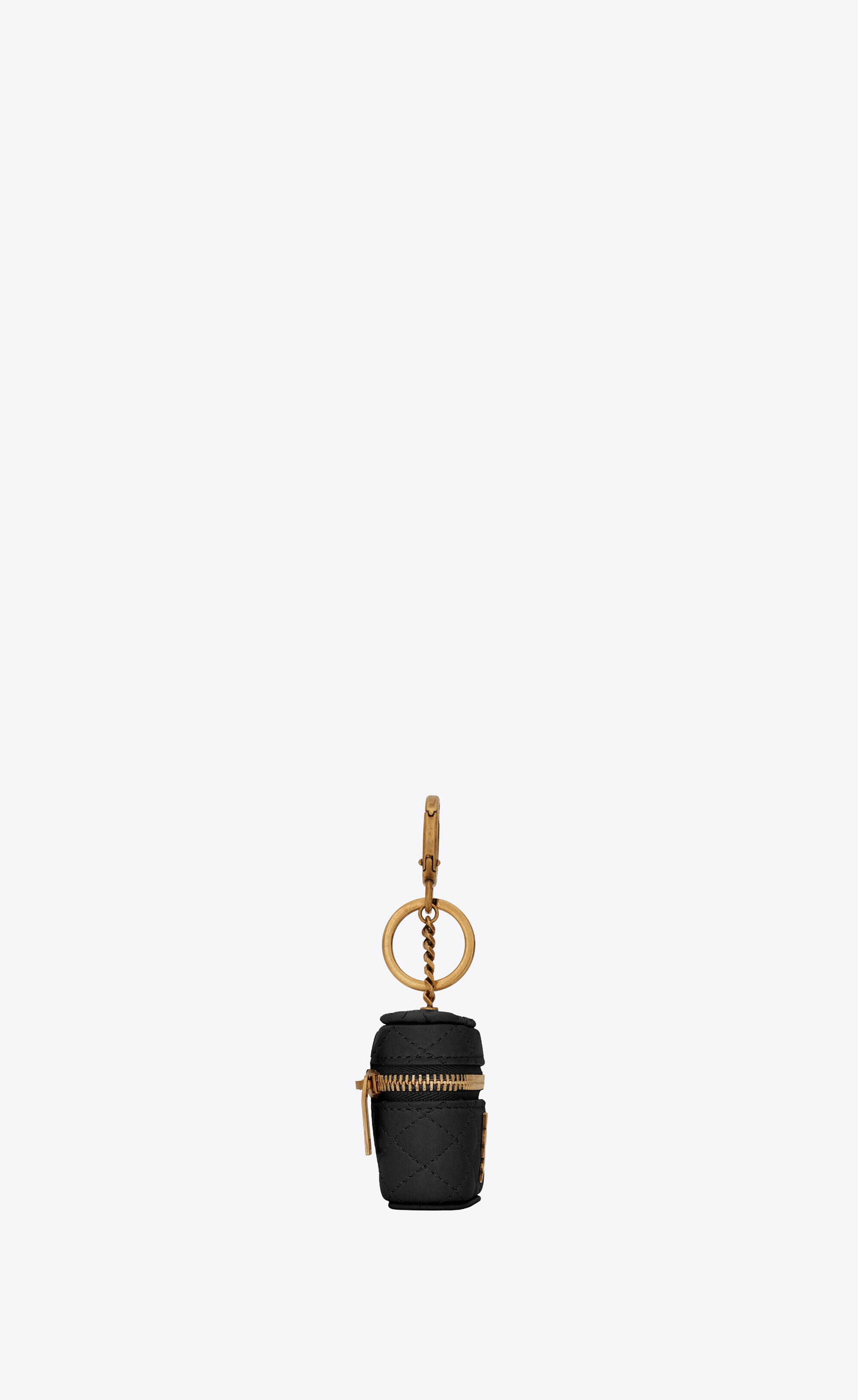 gaby airpods holder in quilted lambskin - 3