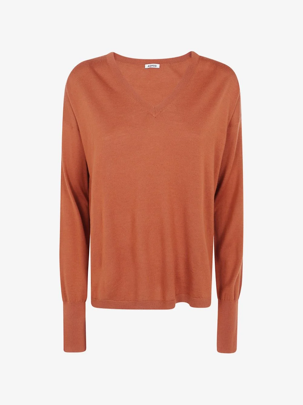 V-neck wool sweater - 1