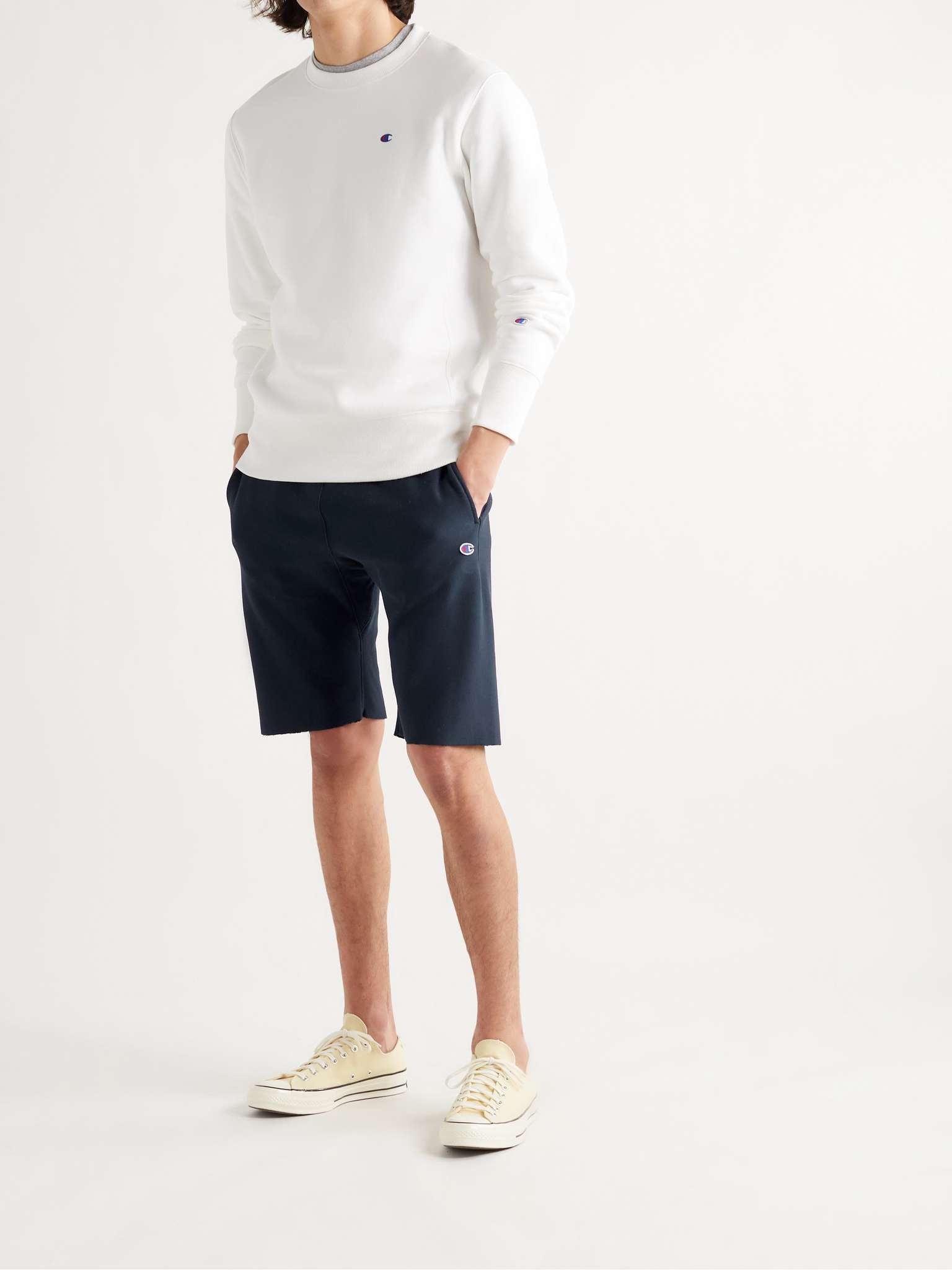 Fleece-Back Cotton-Jersey Shorts - 2