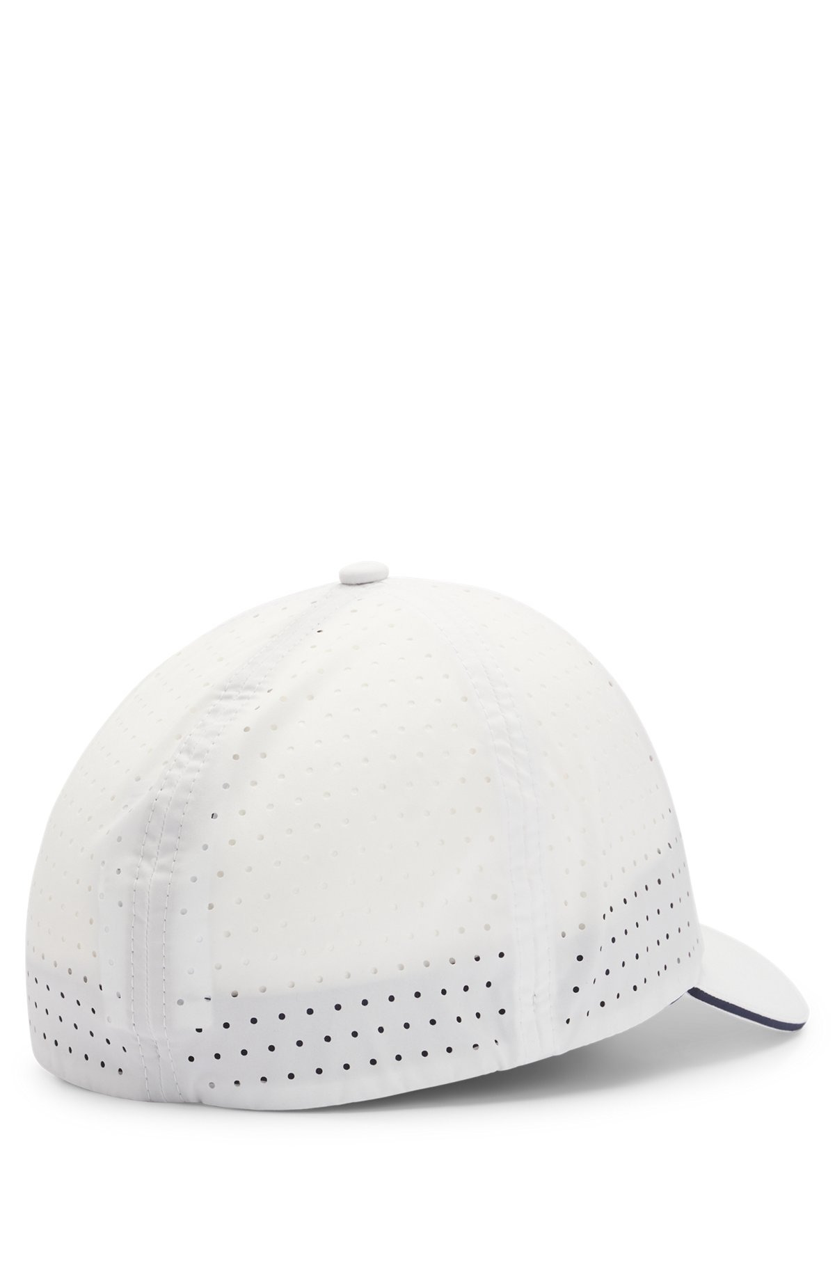 TAFFETA CAP WITH LASER-CUT DOT PATTERN - 3