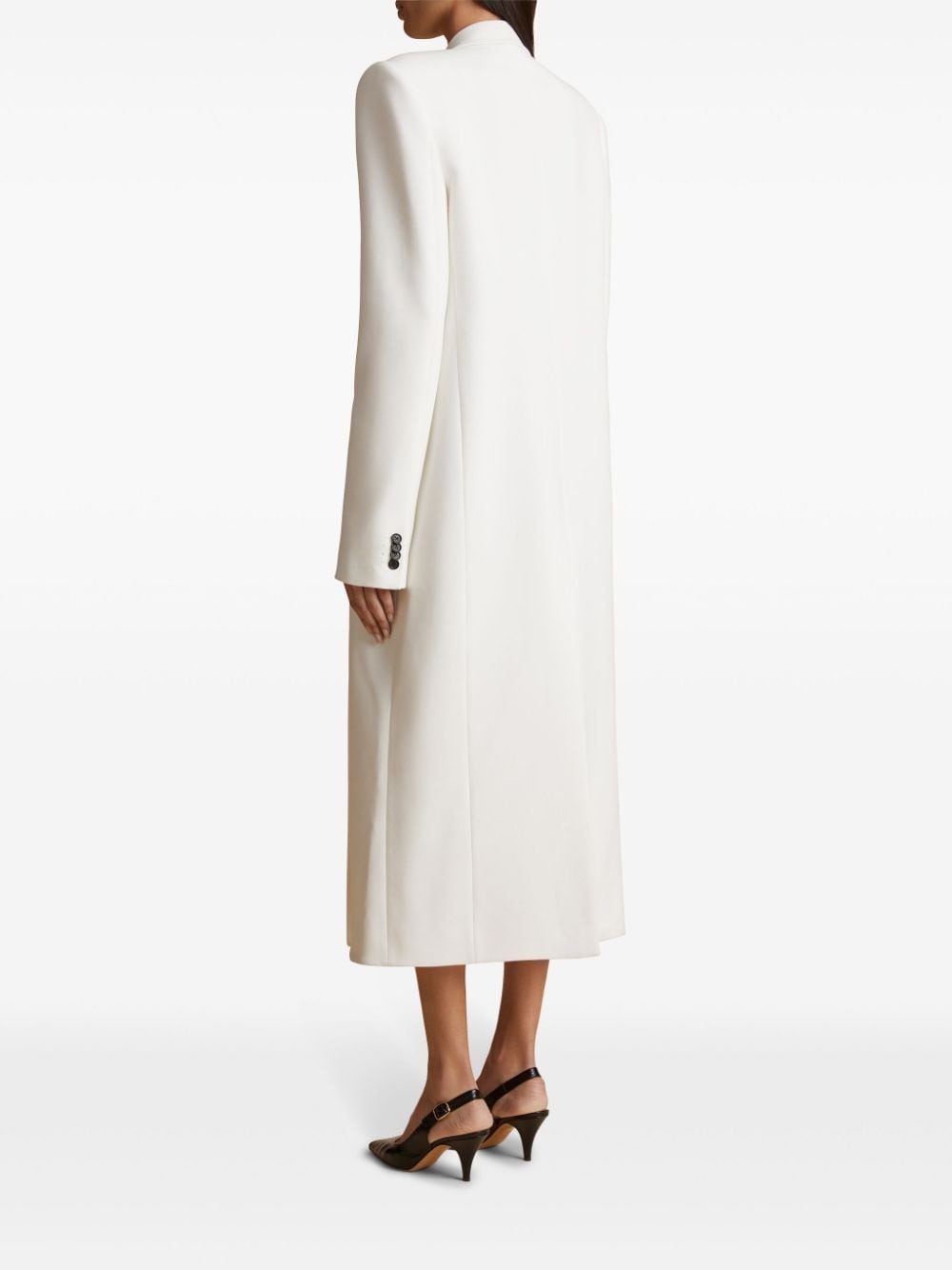 Cobble double-breasted long coat - 4