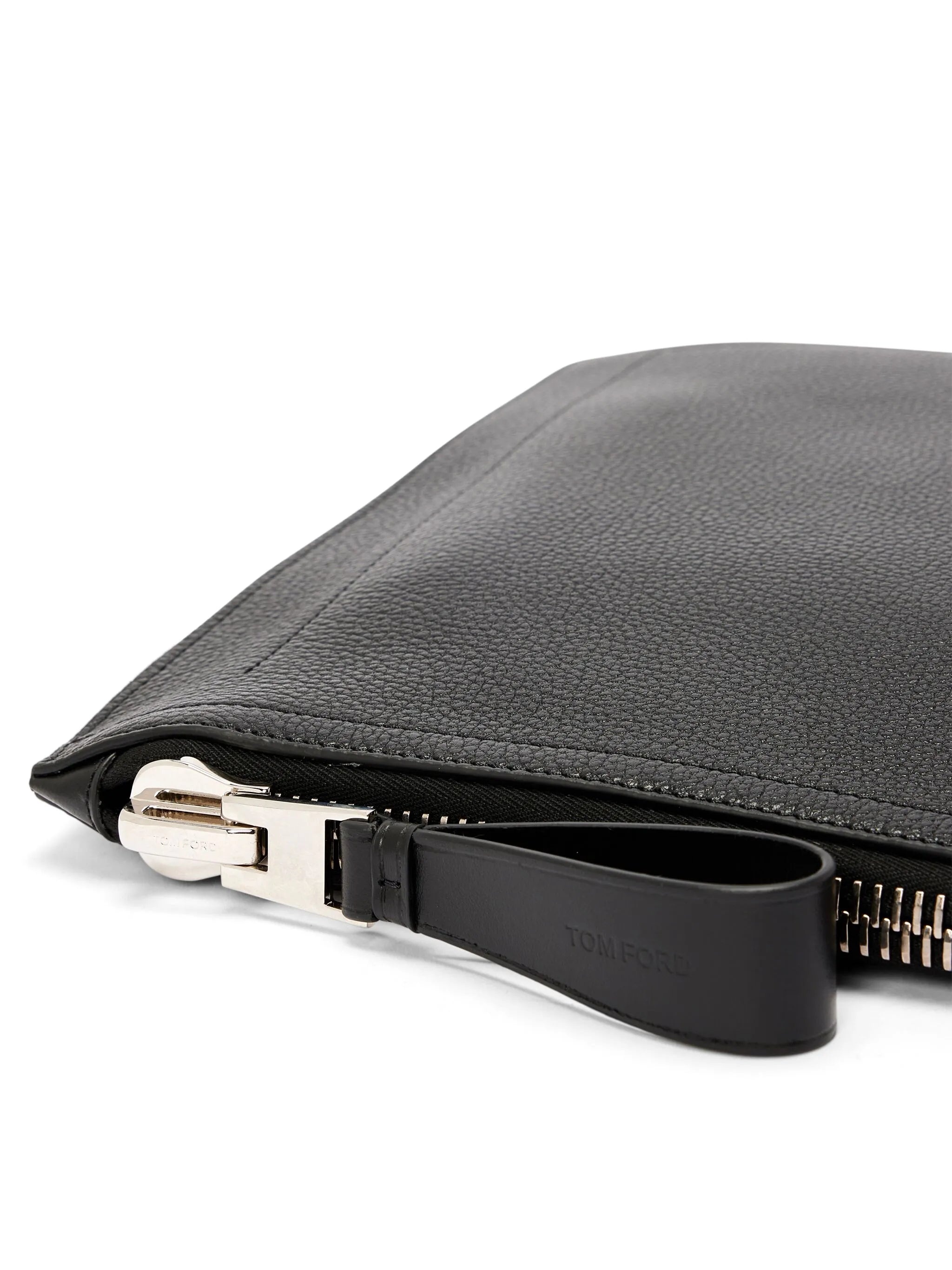 Grained-texture Clutch Bag - 2