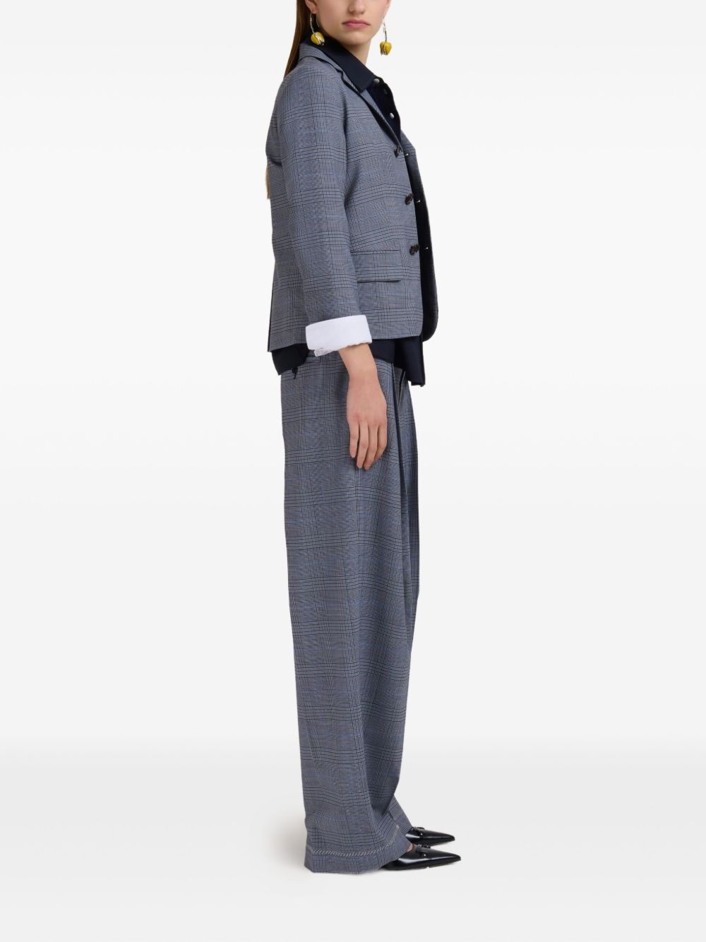 Prince of Wales-check trousers - 3