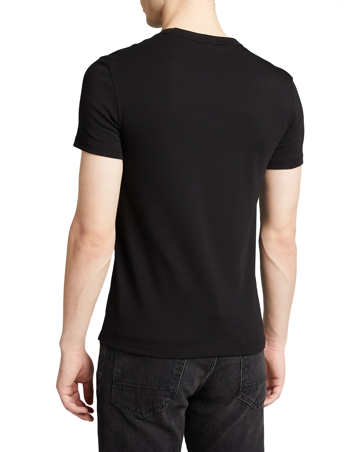 Men's Solid Stretch Jersey T-Shirt - 5