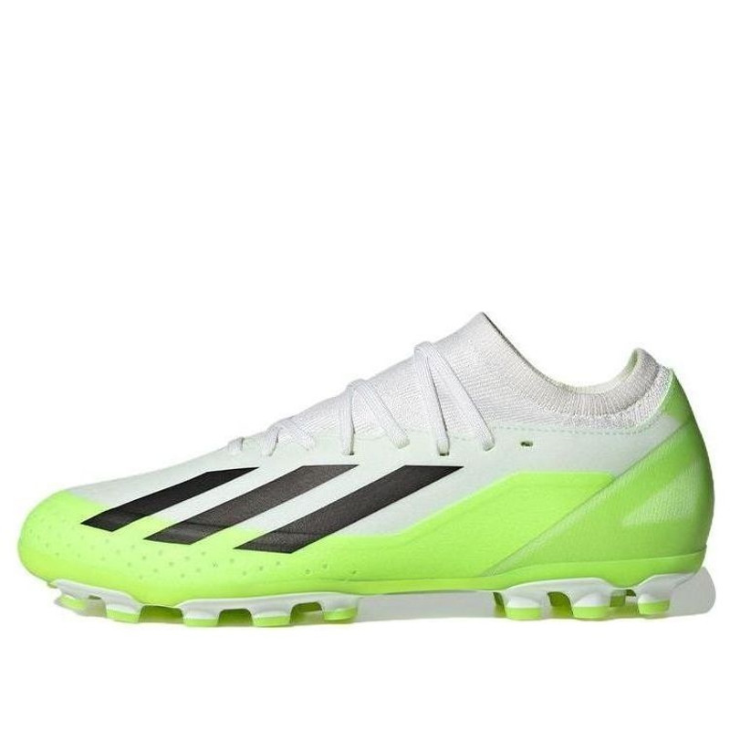 adidas Crazyfast X 3 AG 'White Black Solar Green' IG7651 1