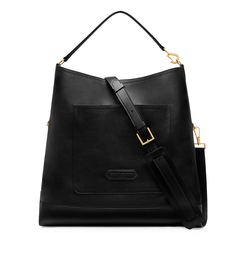 SMOOTH LEATHER TWO STRAP TOTE 1