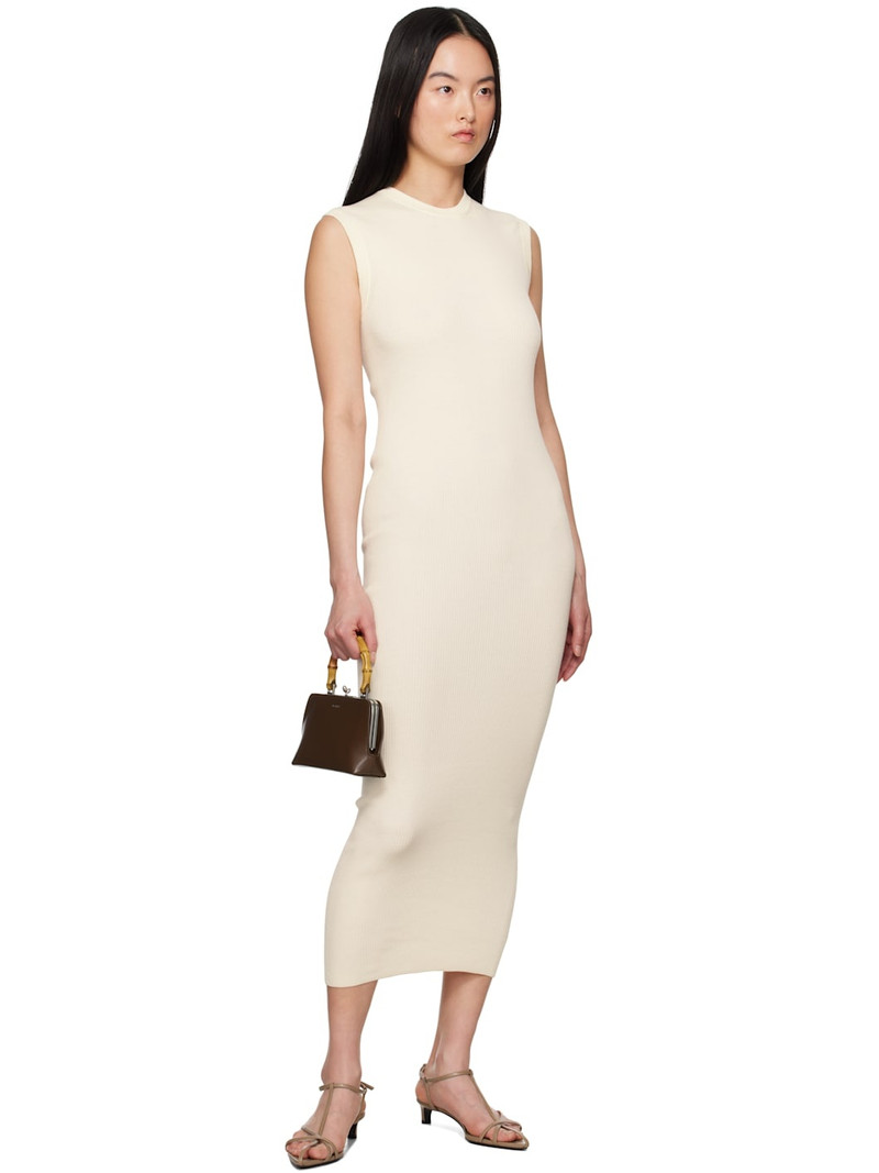 Jil Sander Off-White Cotton Tank Maxi Dress outlook
