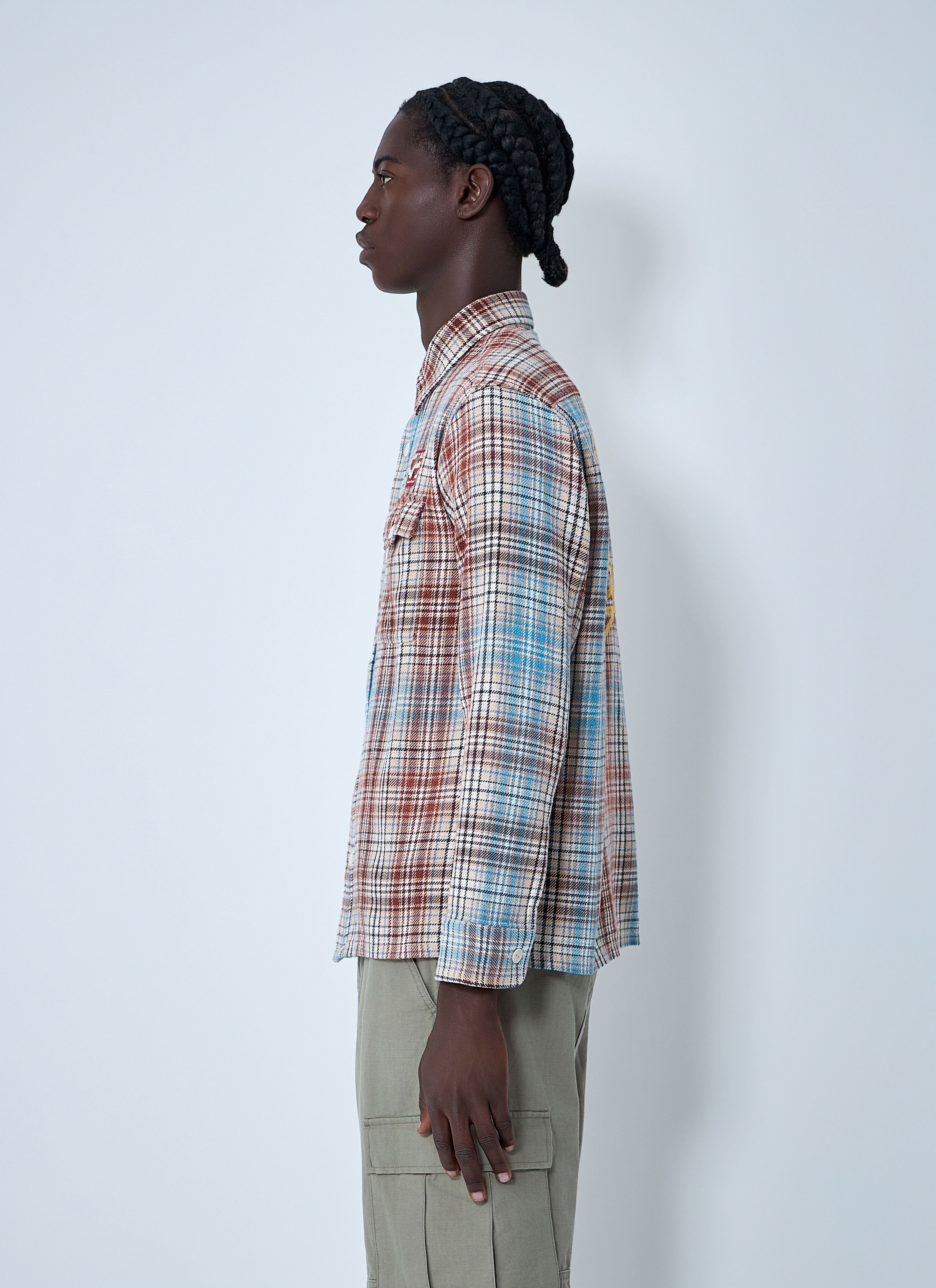Check Button-Down Shirt - 3