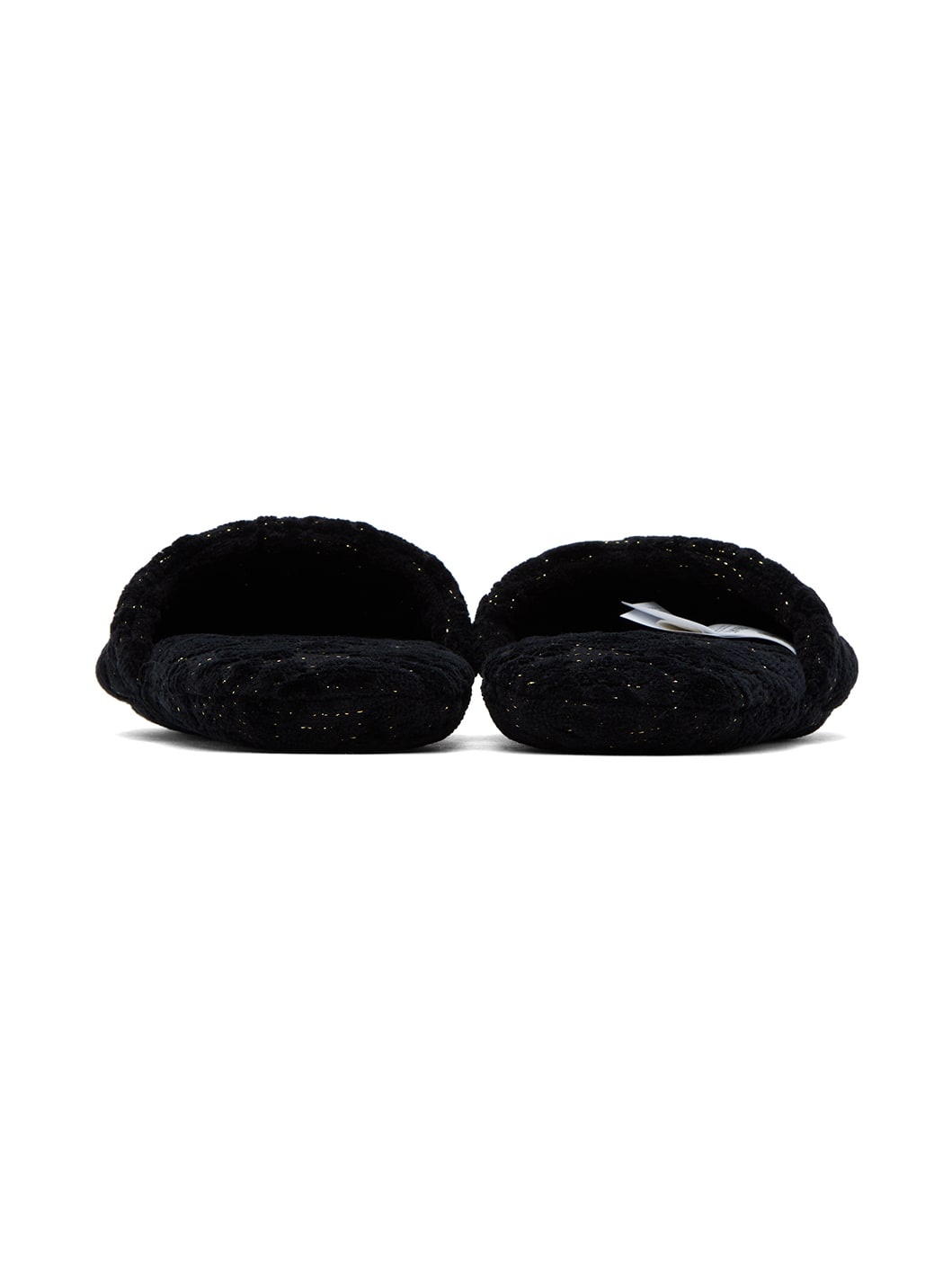 Black Barocco Slippers - 2