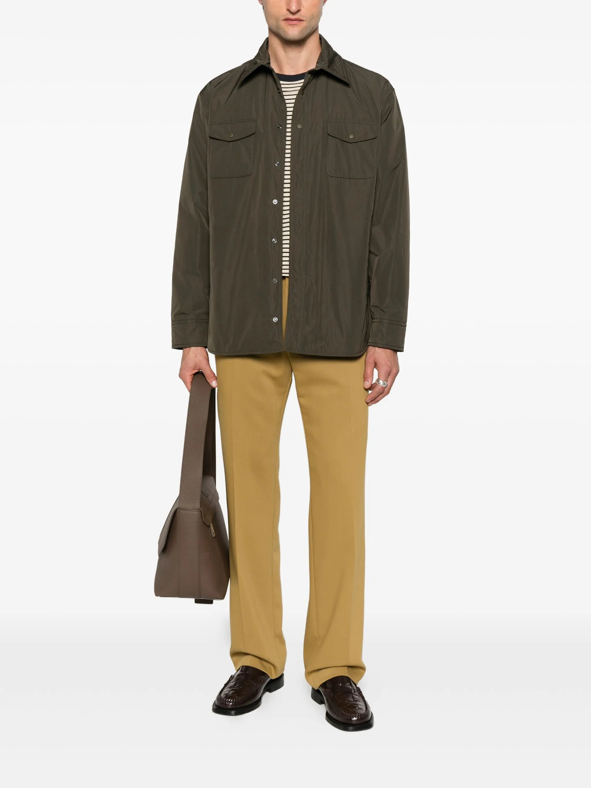 Aspesi Buttoned Flap-pocket Shirt Jacket - 3