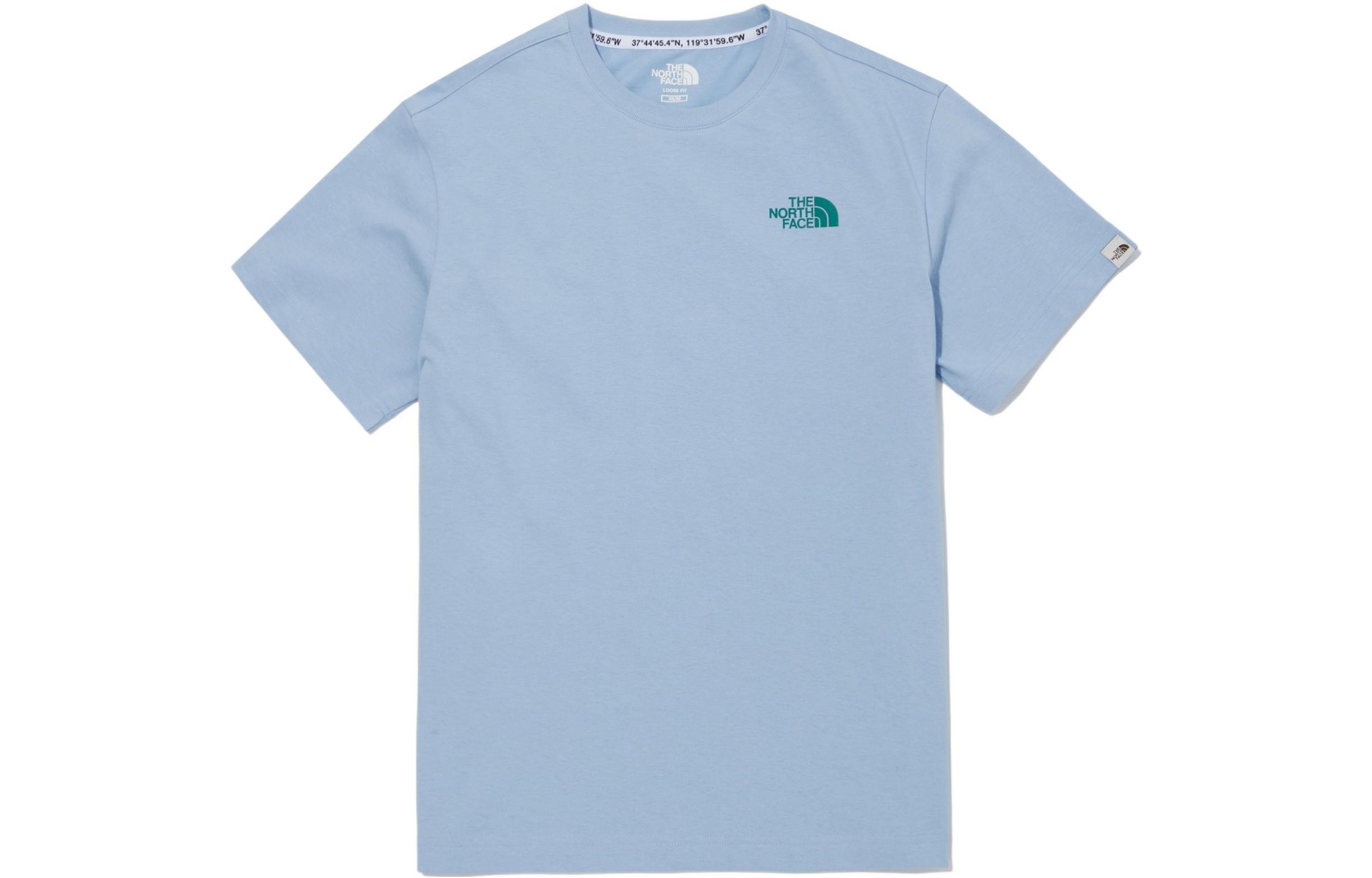 (WMNS) THE NORTH FACE Graphic T-shirt 'Blue' NT7UN11M - 1