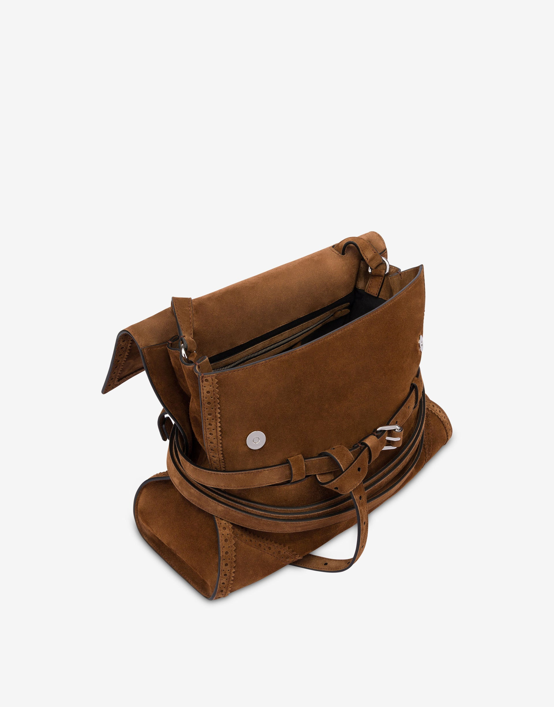 MOSCHINO TIE ME MEDIUM SHOULDER BAG - 2