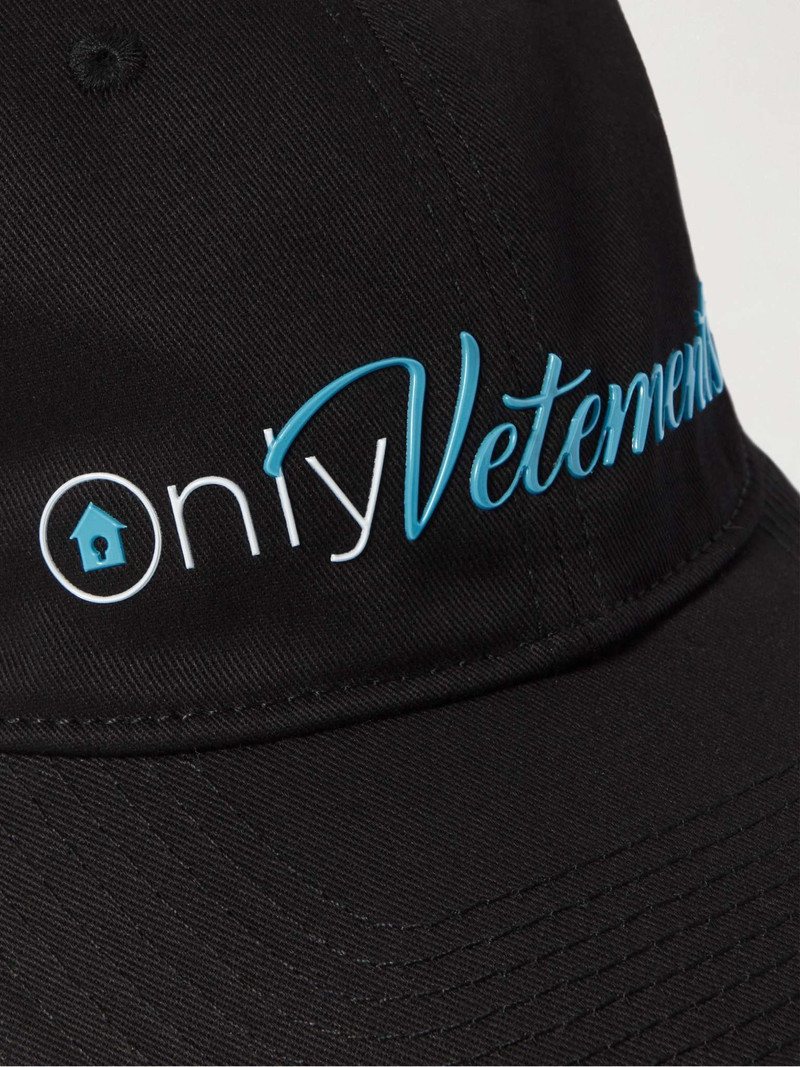 Logo-Embroidered Cotton-Twill Baseball Cap 4