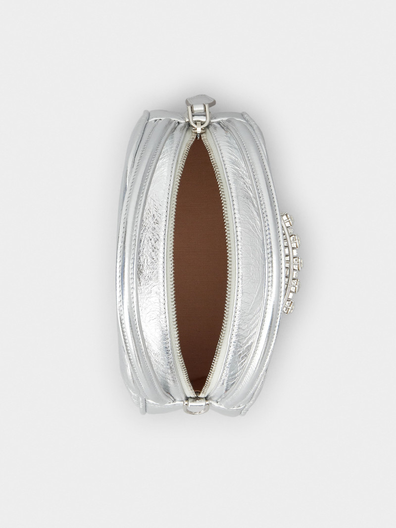 Viv' Ladybug Strass Buckle Mini Bag in Leather 5