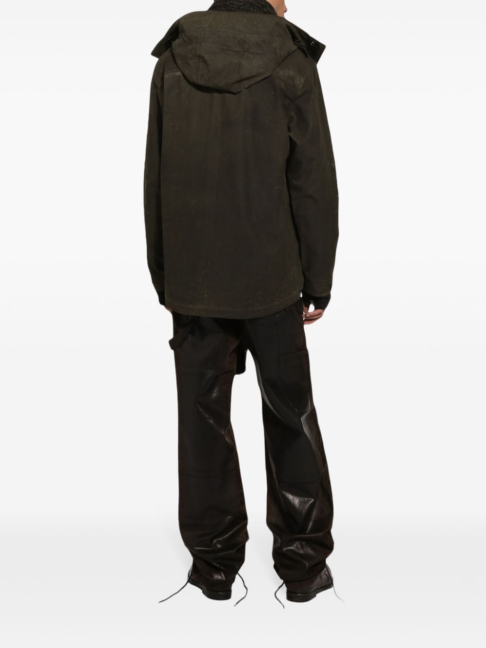 hooded technical-fabric jacket - 4