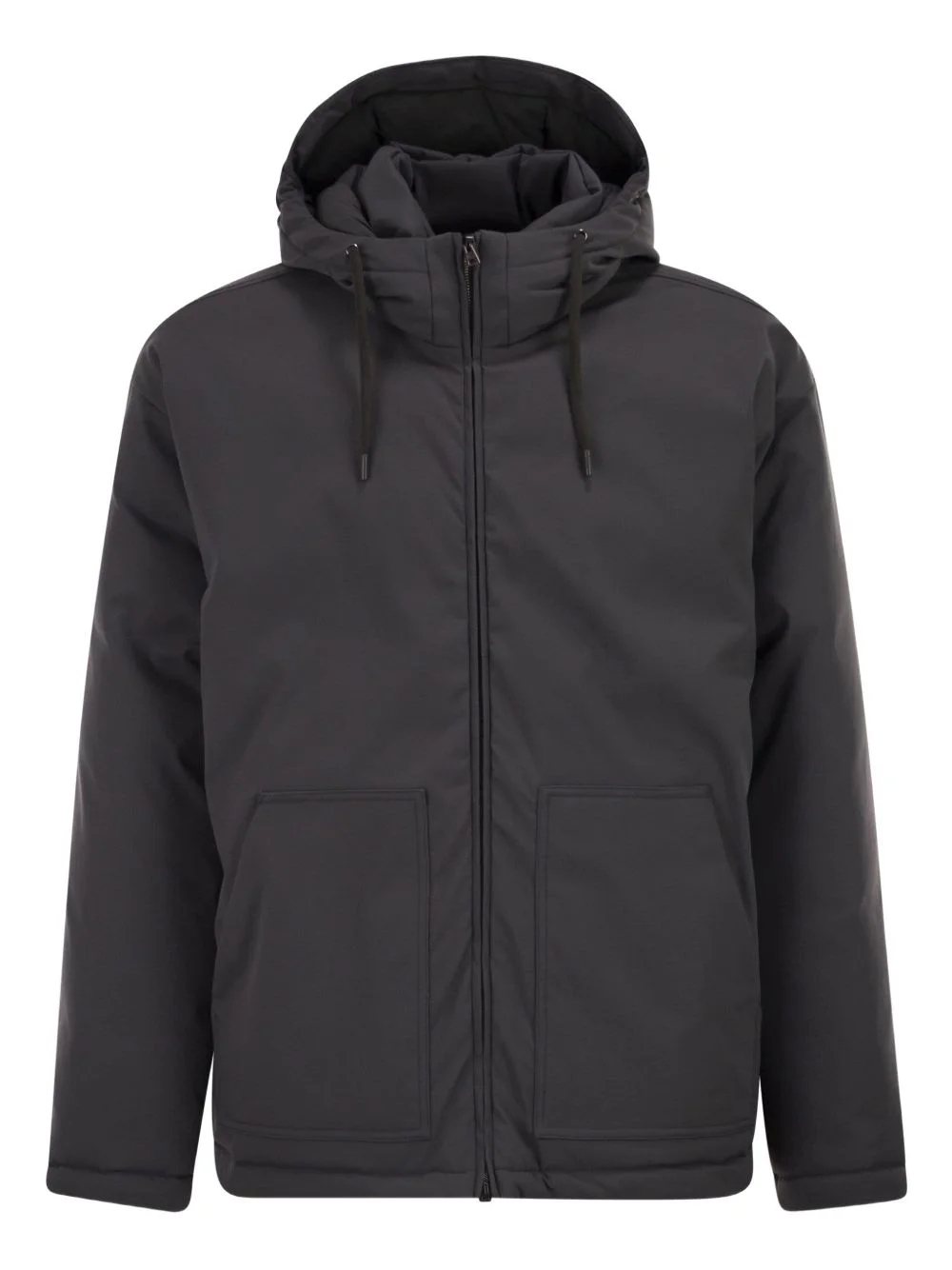 zip-up hooded jacket - 1