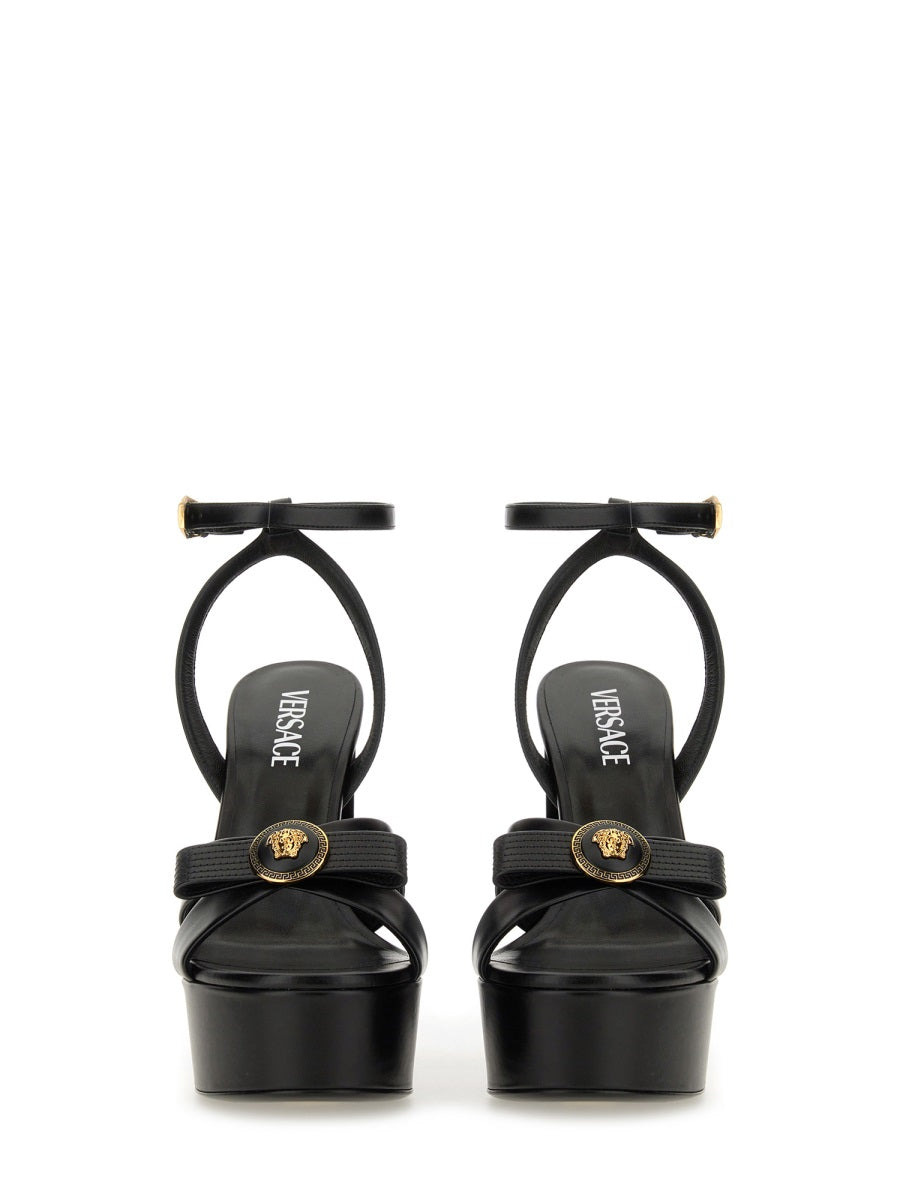 Versace Women Sandal "Gianni Ribbon" - 4
