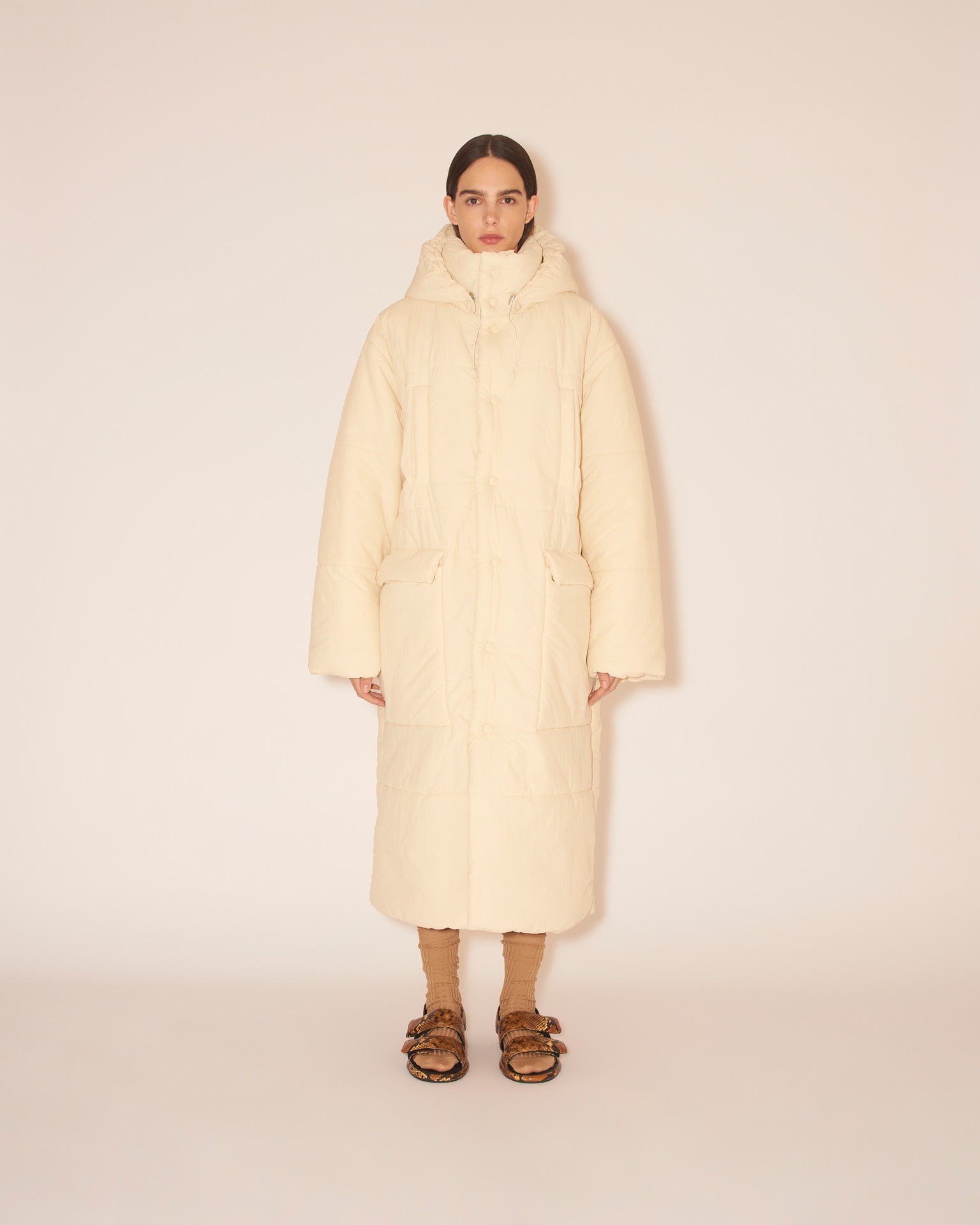 RADI - Padded coat - Off black - 3