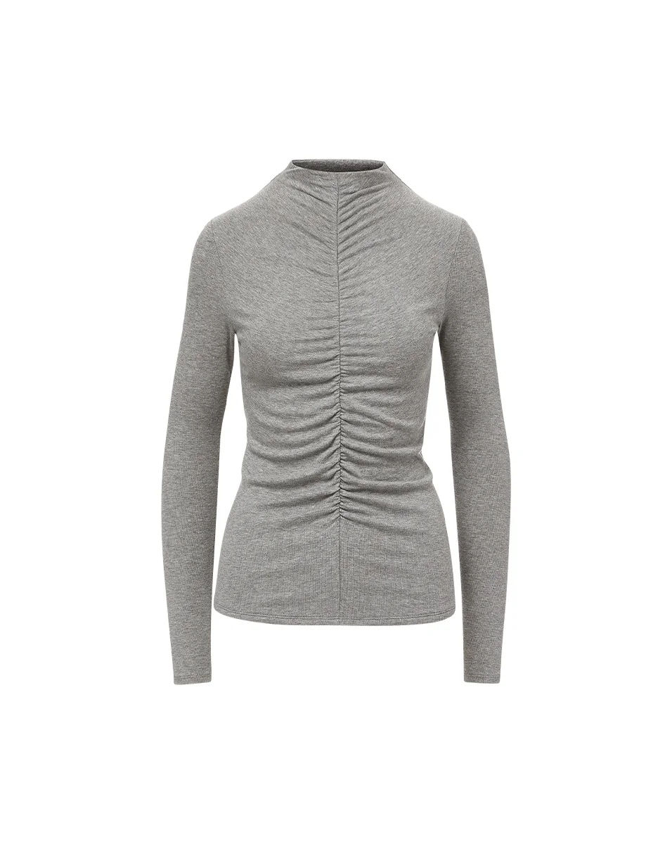 THERESA RUCHED TURTLENECK - 1