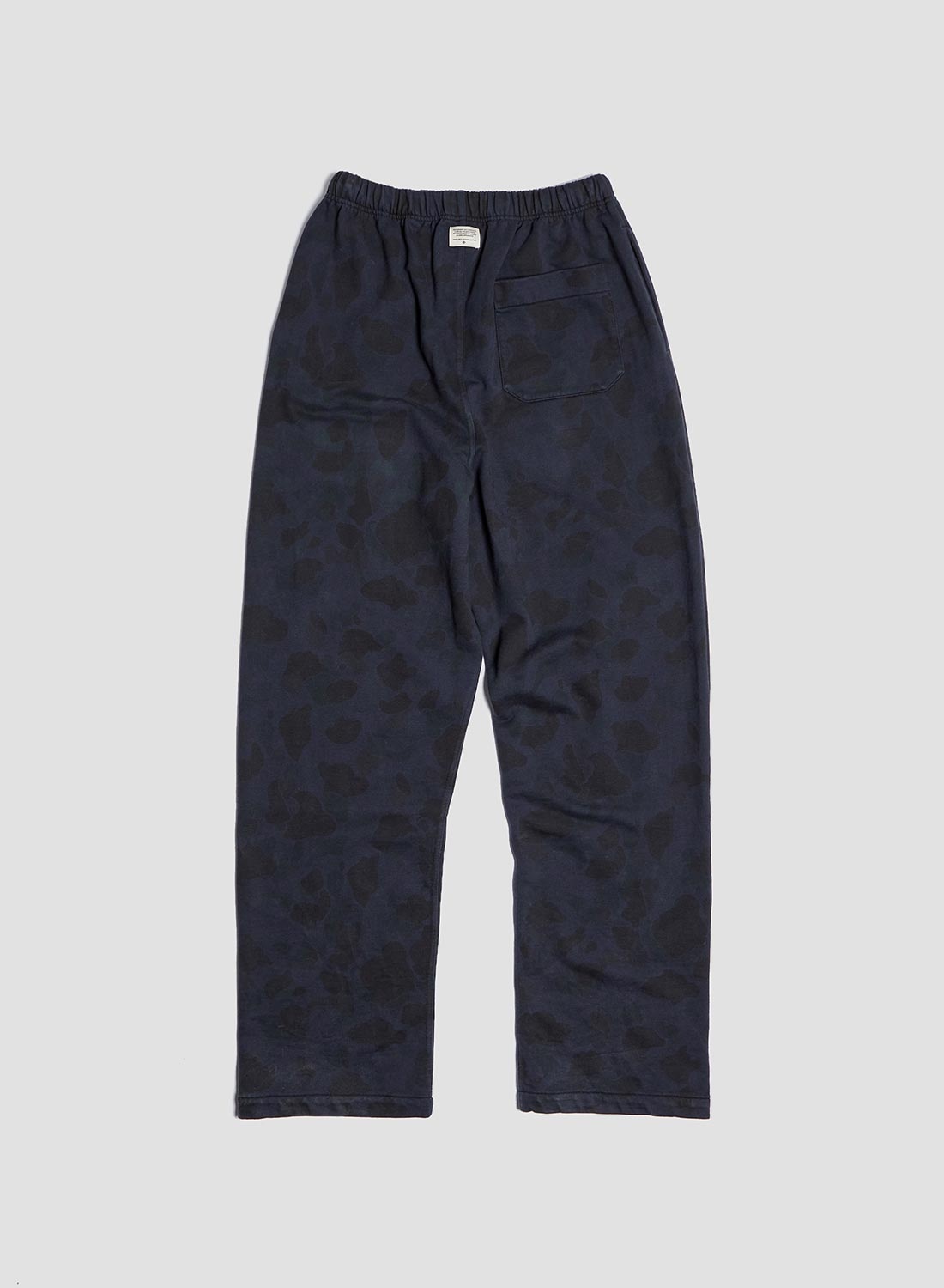 Drawstring Sweat Pant in Overdyed Camo - 1