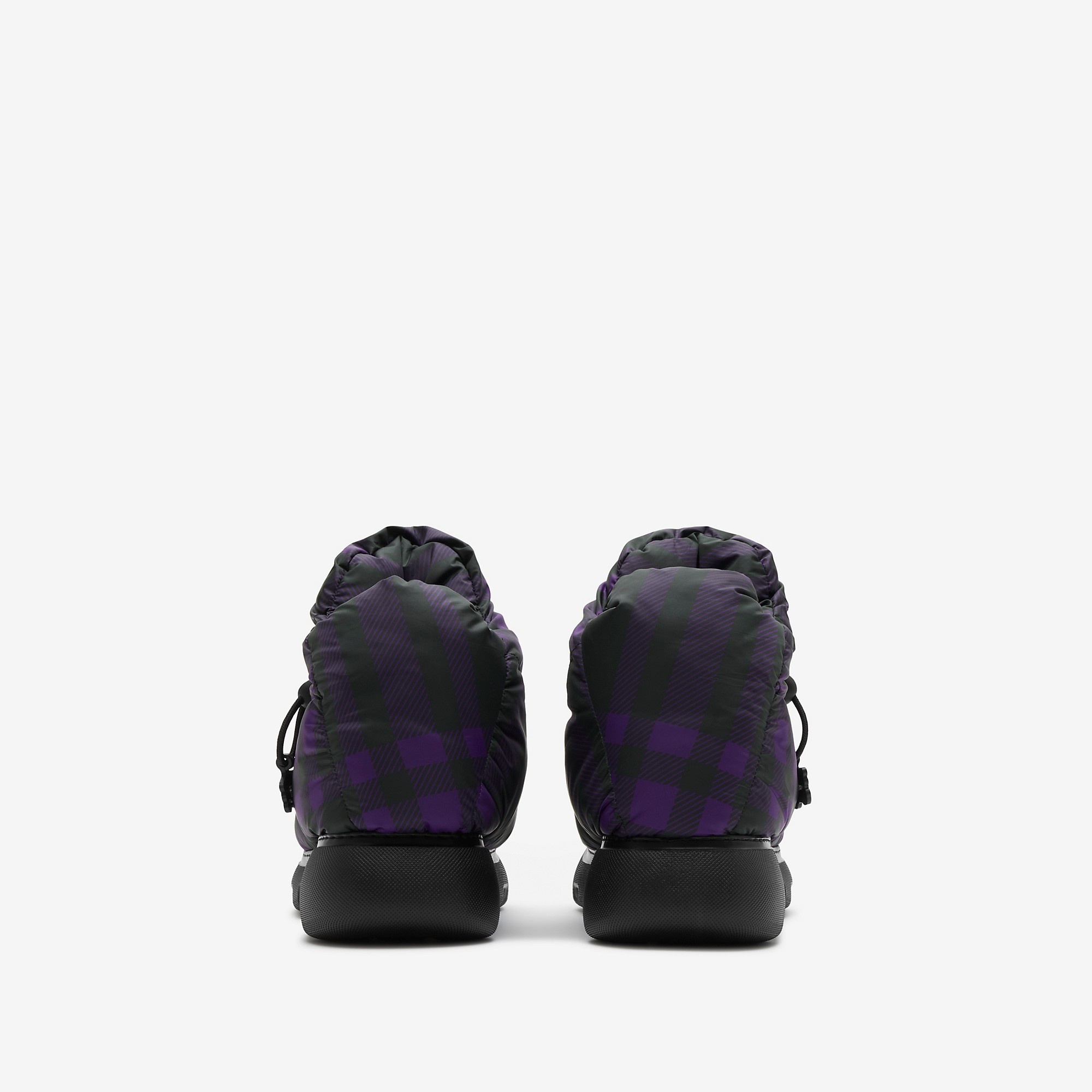 Check Pillow Boots - 3