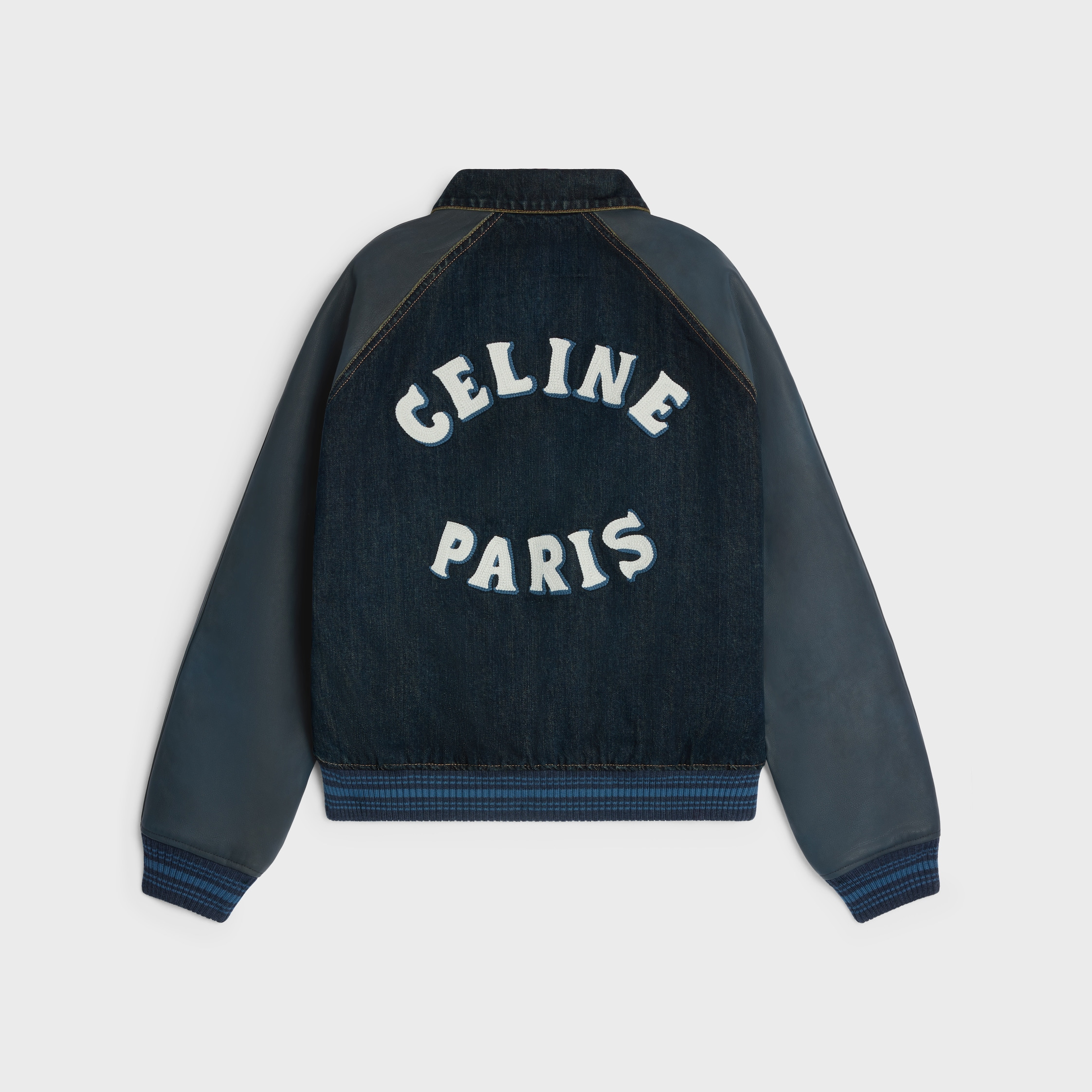 TEDDY JACKET IN COTTON DENIM - 2