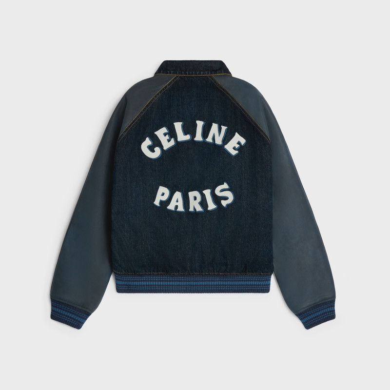 CELINE TEDDY JACKET IN COTTON DENIM outlook