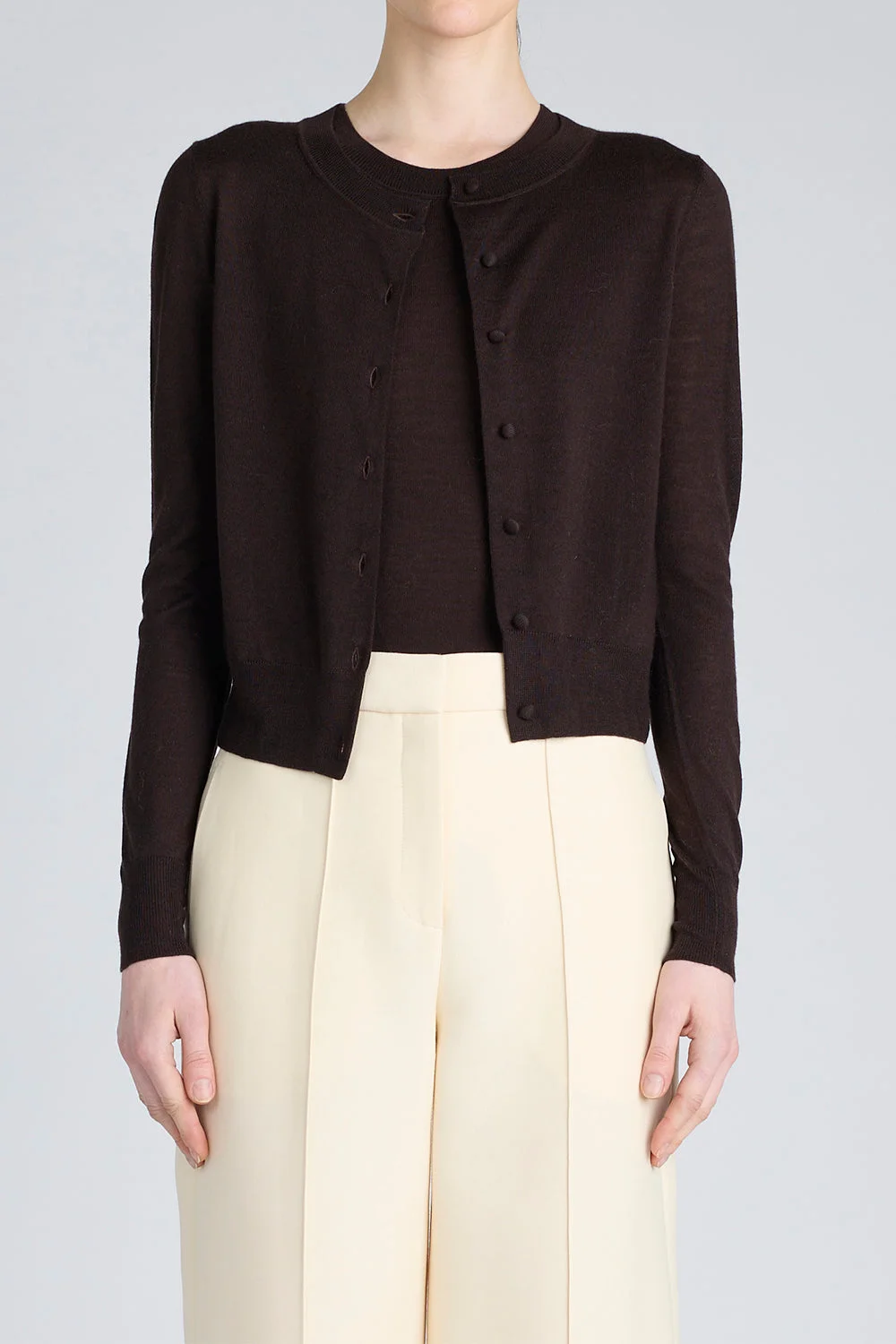 Worth Cardigan - Espresso - 1