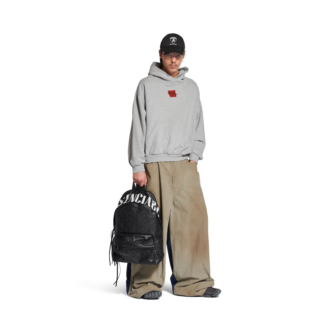 Men's Editor Backpack in Black/white - 6