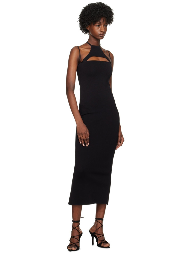 GAUGE81 Black Valrya Midi Dress outlook