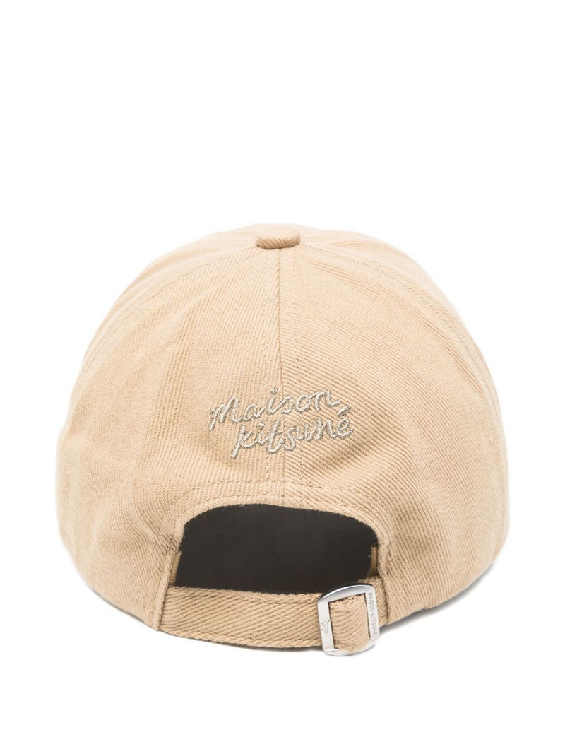 Maison Kitsuné fox-motif cap outlook