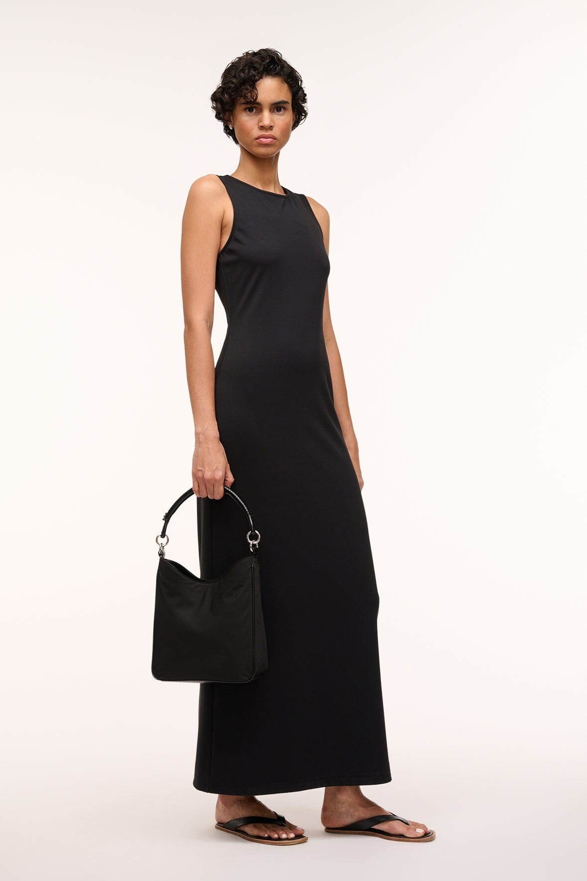 STAUD MEL BAG BLACK NYLON - 4