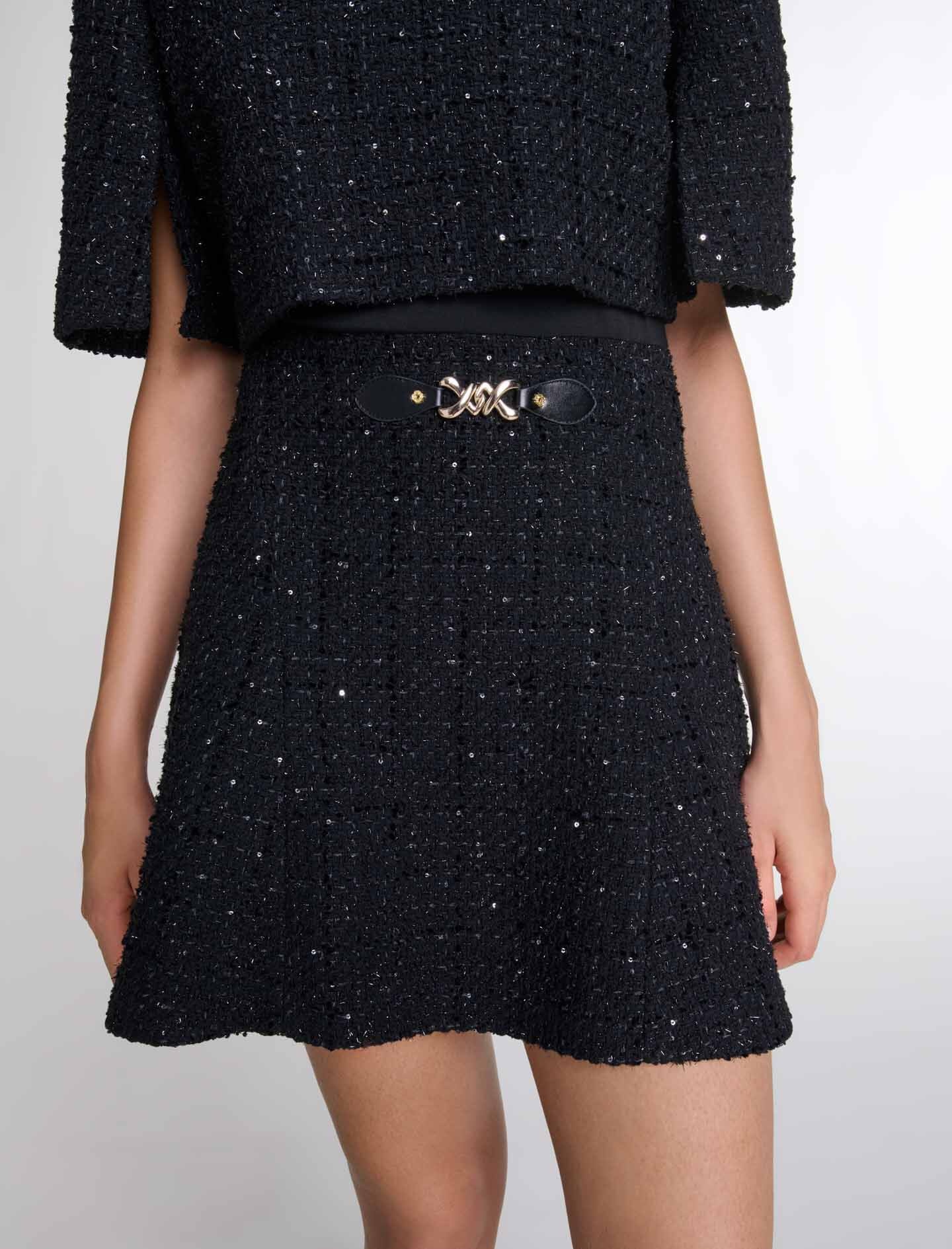 Tweed 2-in-1 short dress - 6