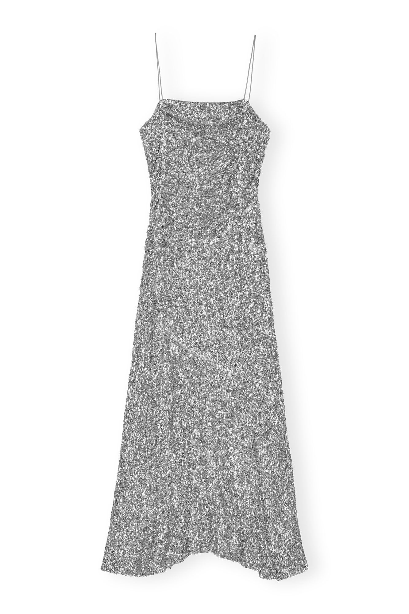 【関税＆送料込み】Ganni 3D Sequins Long Slip Dress GANNI 3D SEQUINS LONG SLIP DRESS | REVERSIBLE