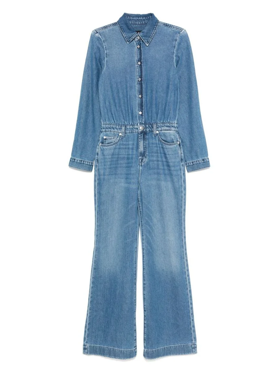 7 For All Mankind Hilo Denim Jumpsuit - 1