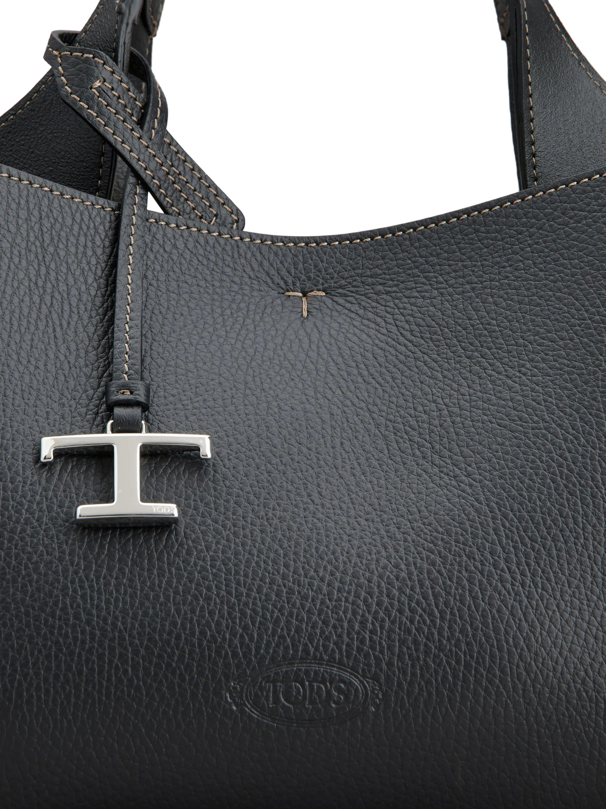 Tod's Medium Logo-plaque Leather Tote Bag - 3