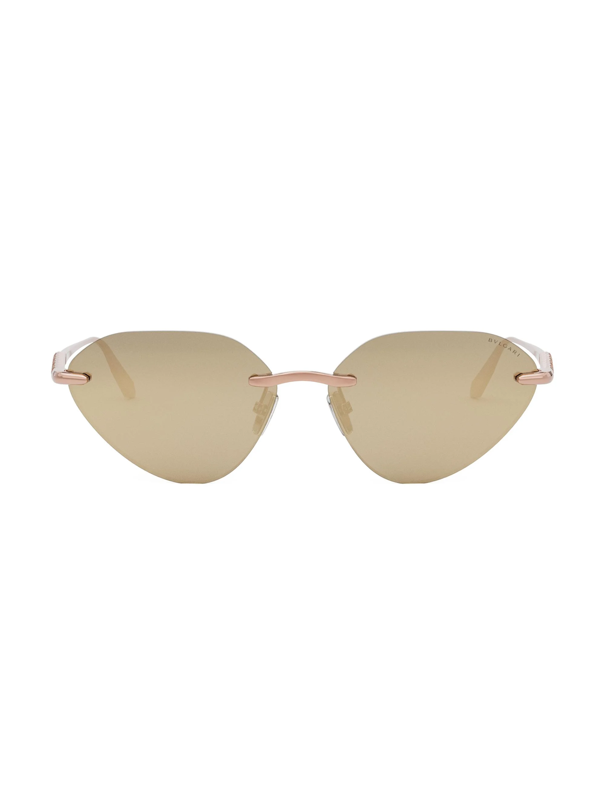 Women's Serpenti 59MM Cat-Eye Sunglasses - Gold Rose Gold - 1