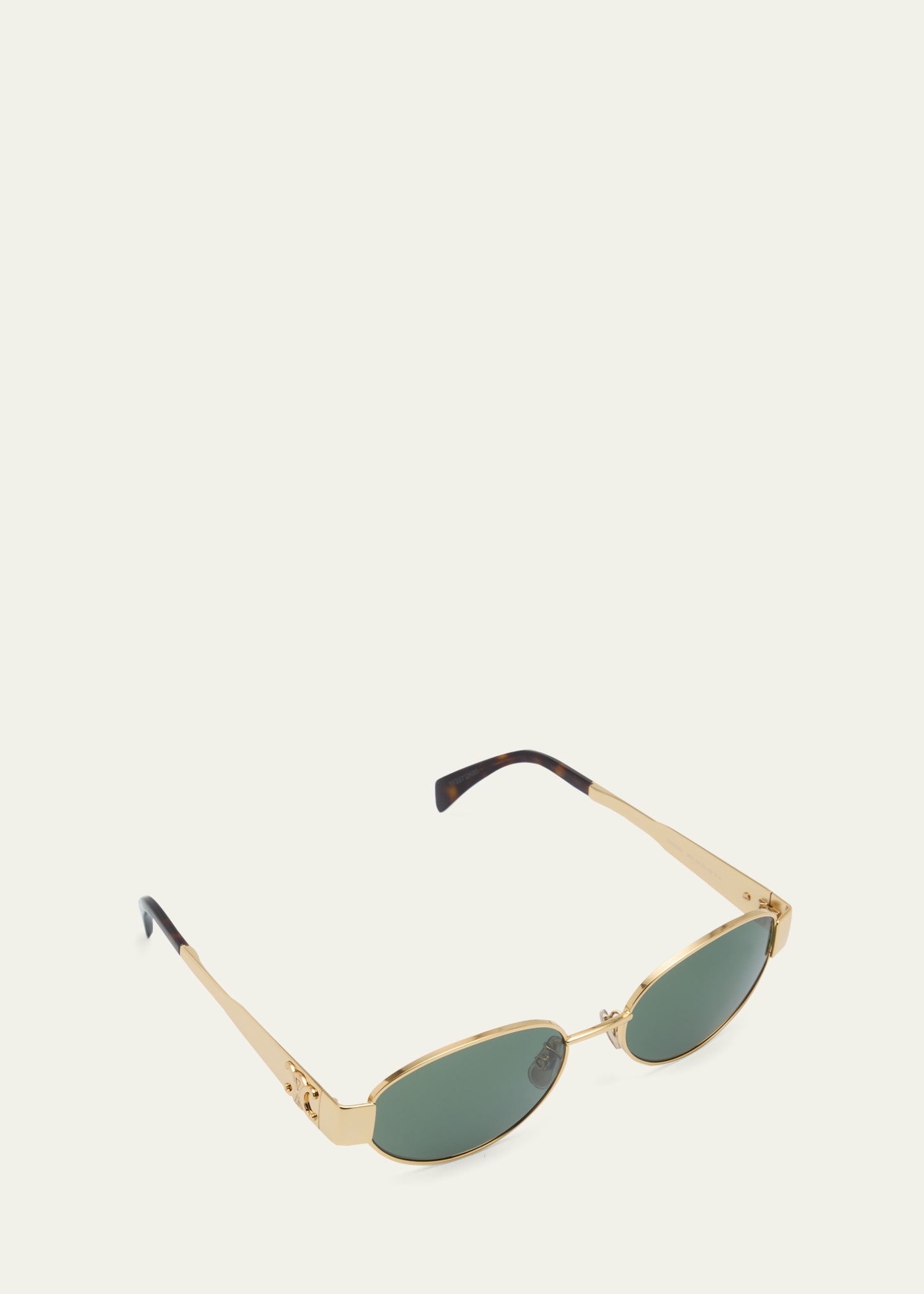 Men's Triomphe Metal Oval Sunglasses - 2