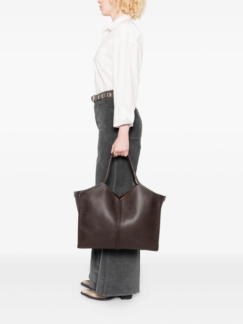 HEREU Hereu Large Leather Tote Bag outlook